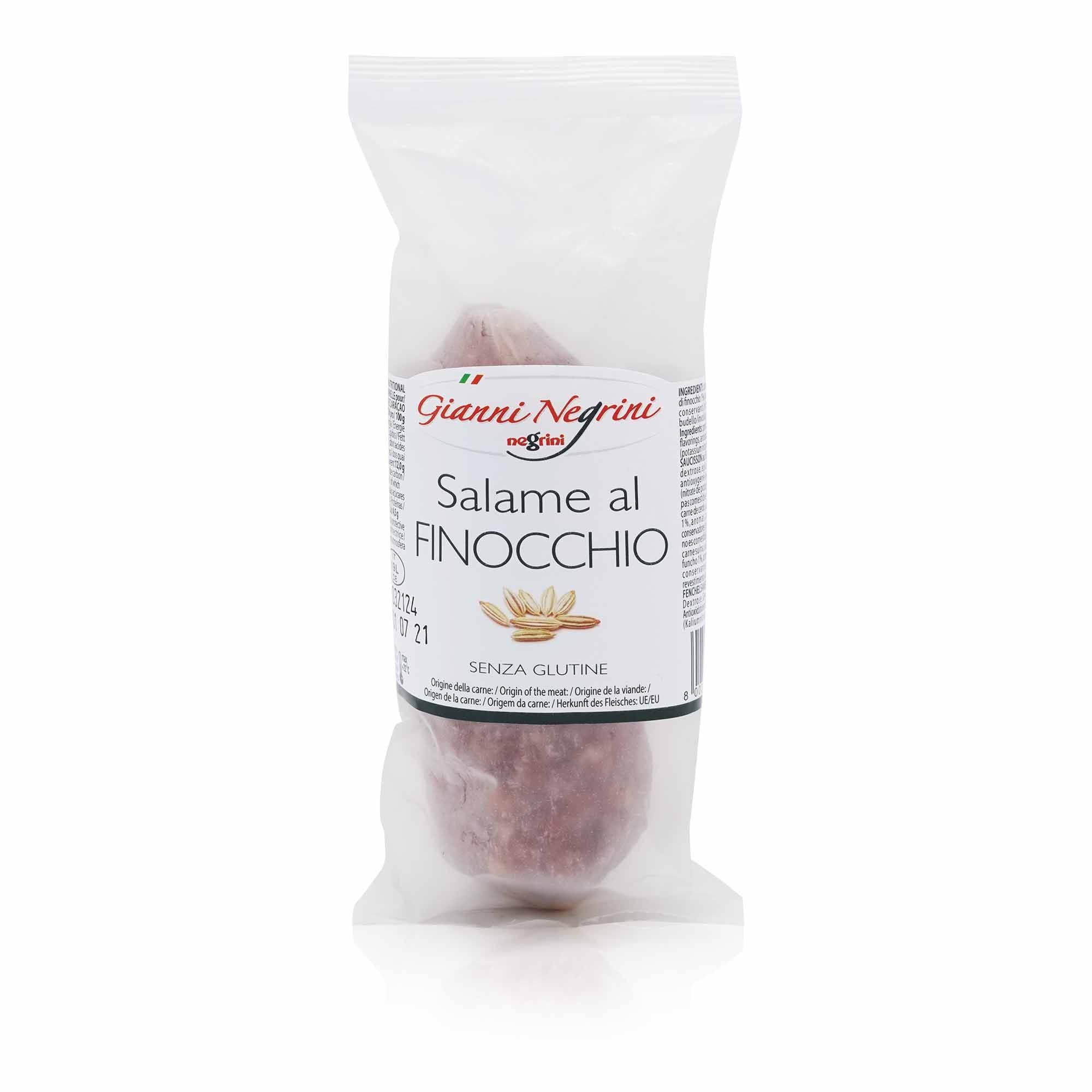 NEGRINI Salame al Finocchio – Salami mit Fenchel - 0,125kg - italienisch - einkaufen.de