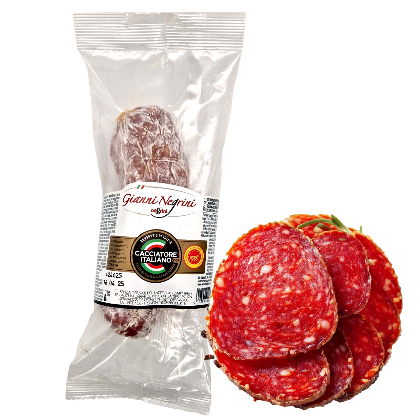 Negrini Salami Cacciatore DOP 200g - italienisch - einkaufen.de