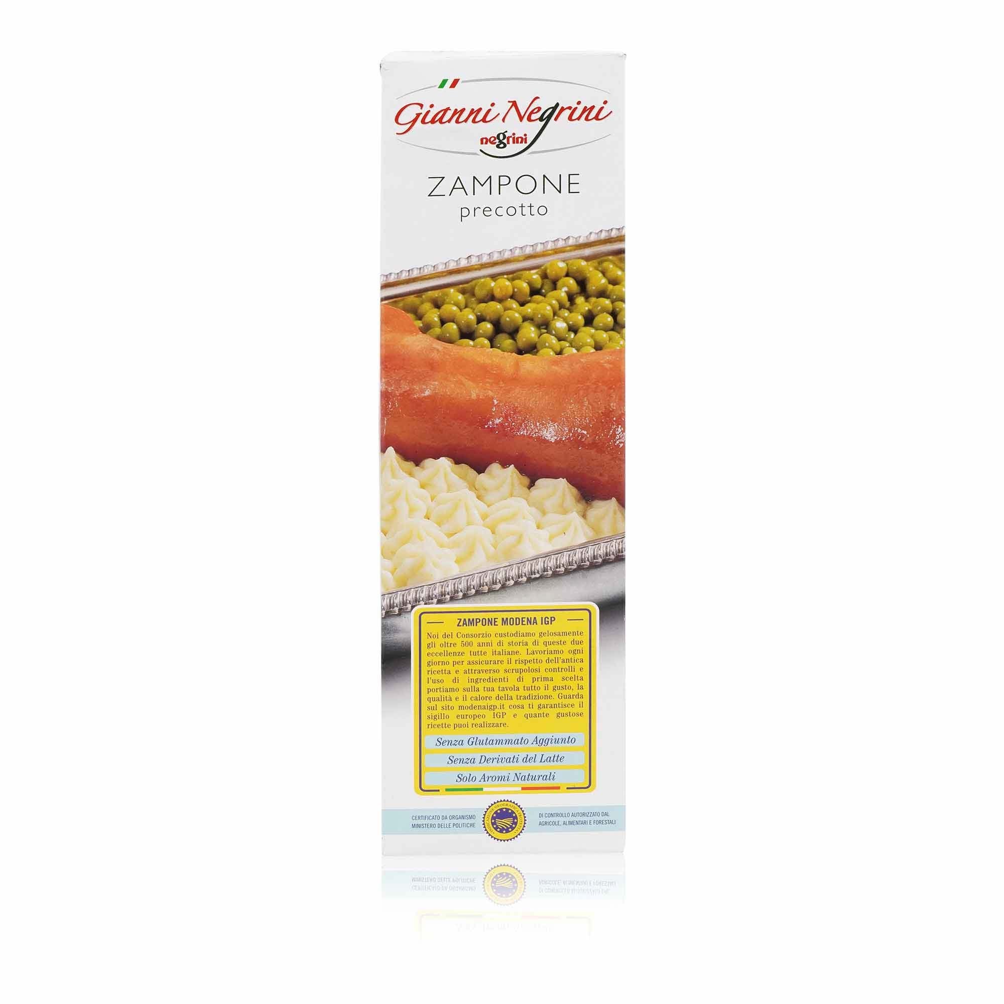 NEGRINI Zampone cotto – Gefüllter Schweinsfuss gekocht - 1kg - italienisch - einkaufen.de