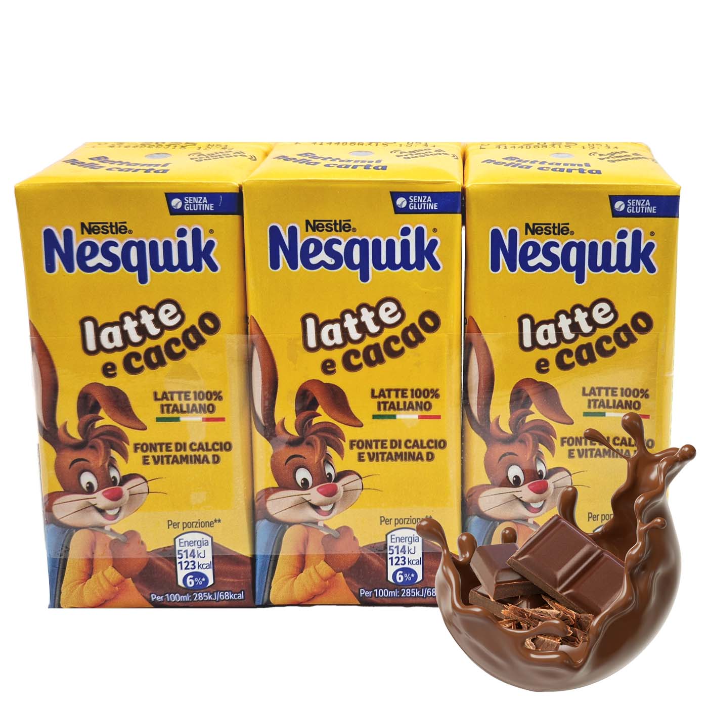 NESQUIK latte e cacao - Milch und Kakao - 3x 0,18l - italienisch - einkaufen.de