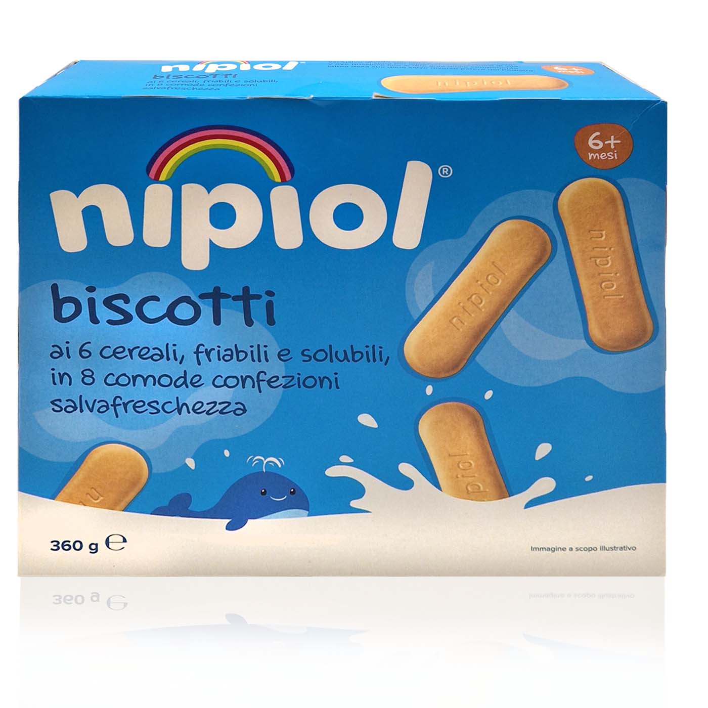 NIPIOL Biscottini 6 Cereali - Kinderkeks ab 4. Monat - 0,360kg - italienisch - einkaufen.de