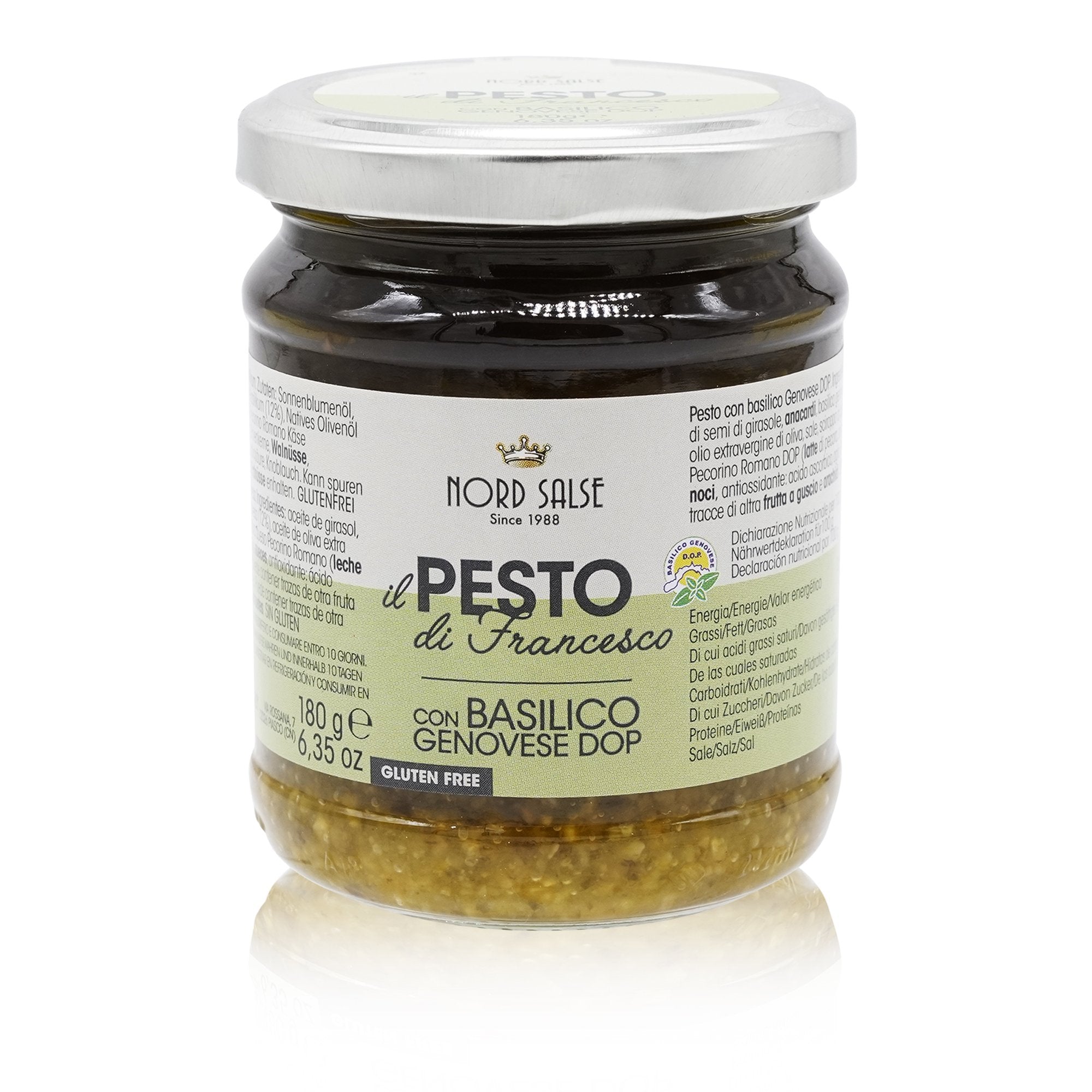 NORD SALSE Pesto Genovese "Di Francesco" – Pesto Genovese "Di Francesco" - 0,180kg - italienisch - einkaufen.de