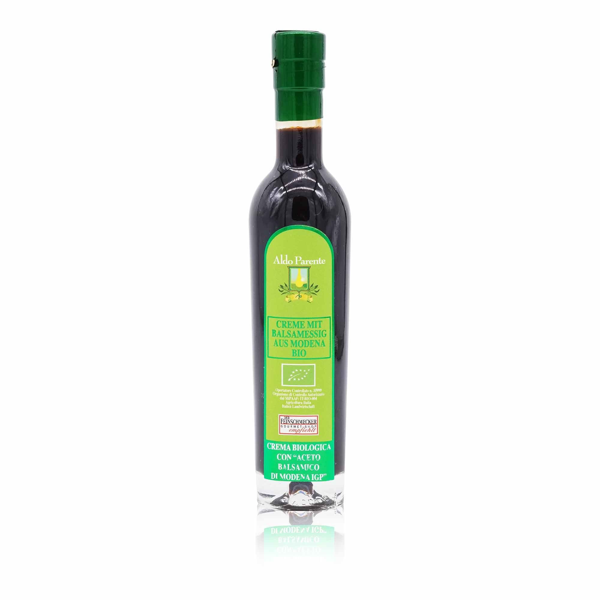 PARENTE Crema di Aceto Balsamico BIO – Creme mit Balsam - Essig BIO - 0,250l - italienisch - einkaufen.de