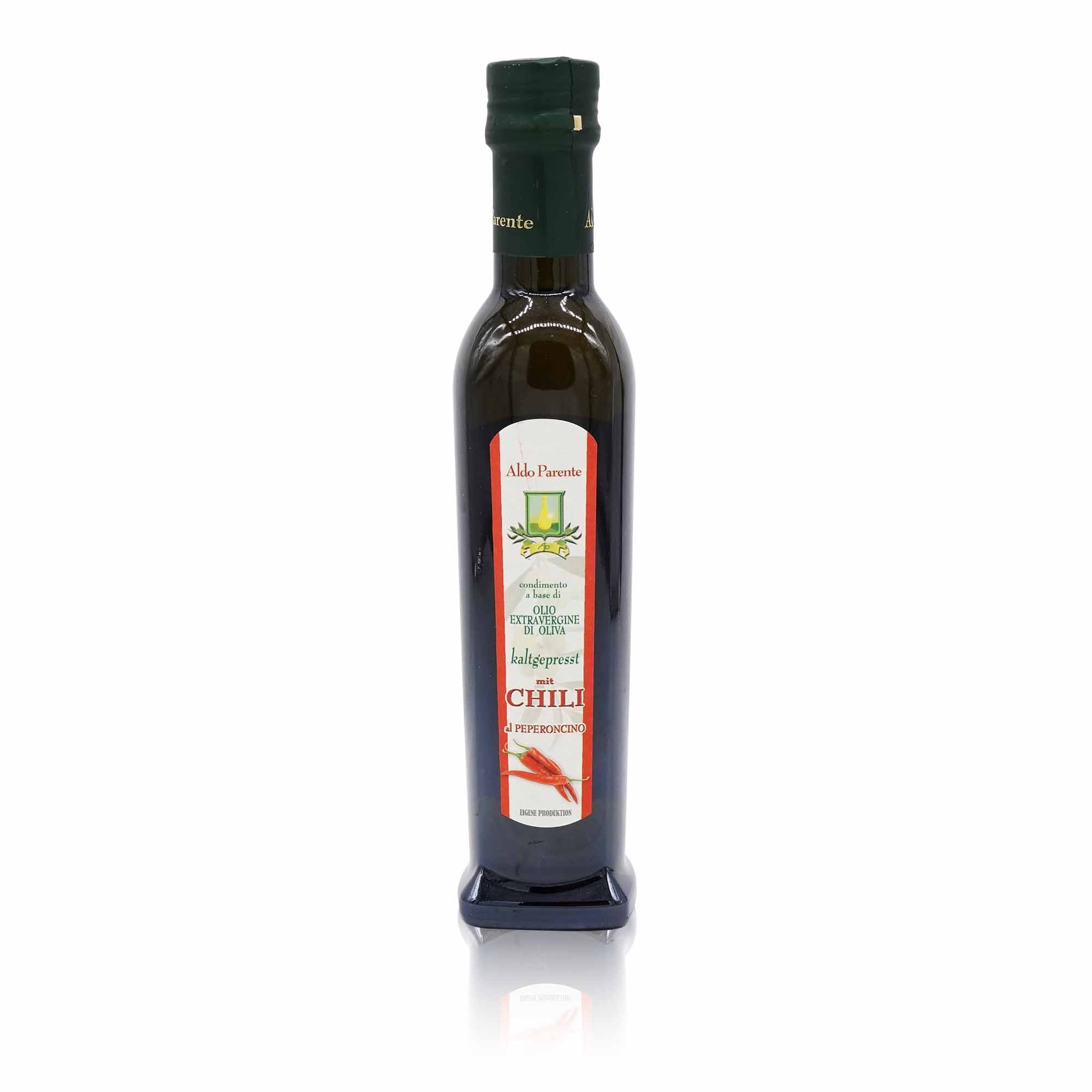 PARENTE Olio d'Oliva E.V. al Peperoncino – Olivenöl nativ extra Chili - 0,250l - italienisch - einkaufen.de