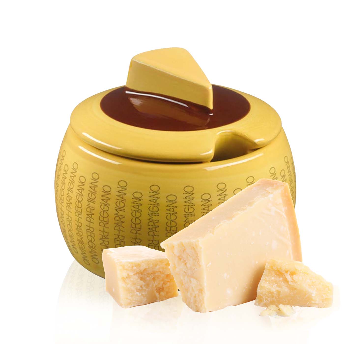 PARMIGIANO REGGIANO Formaggiera grande – Käsebehälter gross Porzellan - italienisch - einkaufen.de