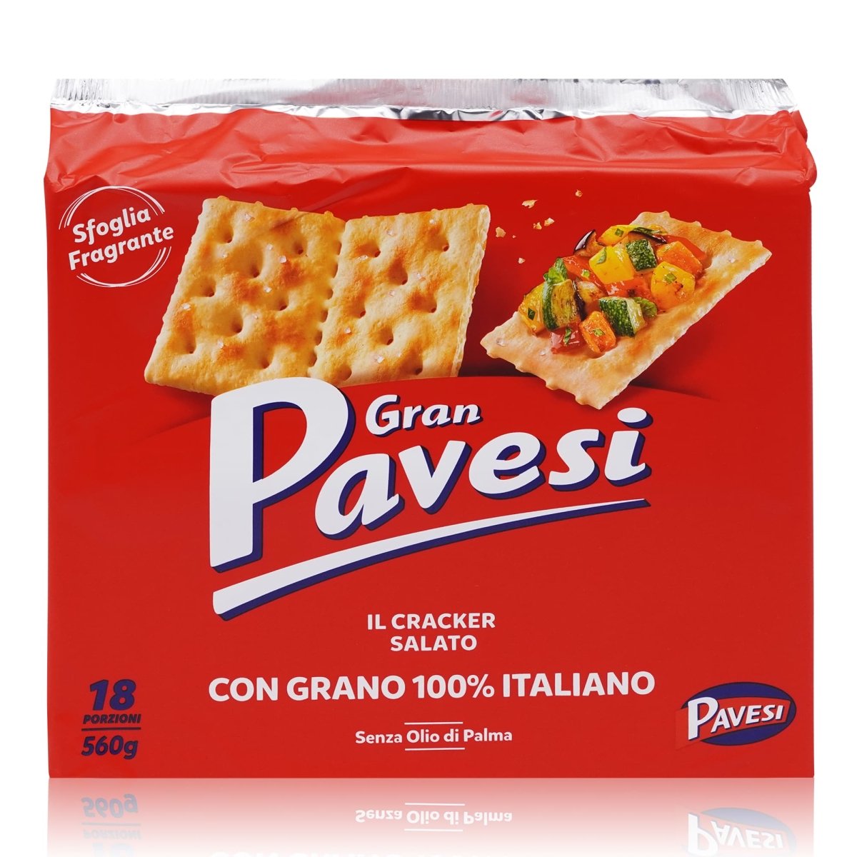 PAVESI Cracker salato – Cracker gesalzen Gran PAVESI - 0,56kg - italienisch - einkaufen.de