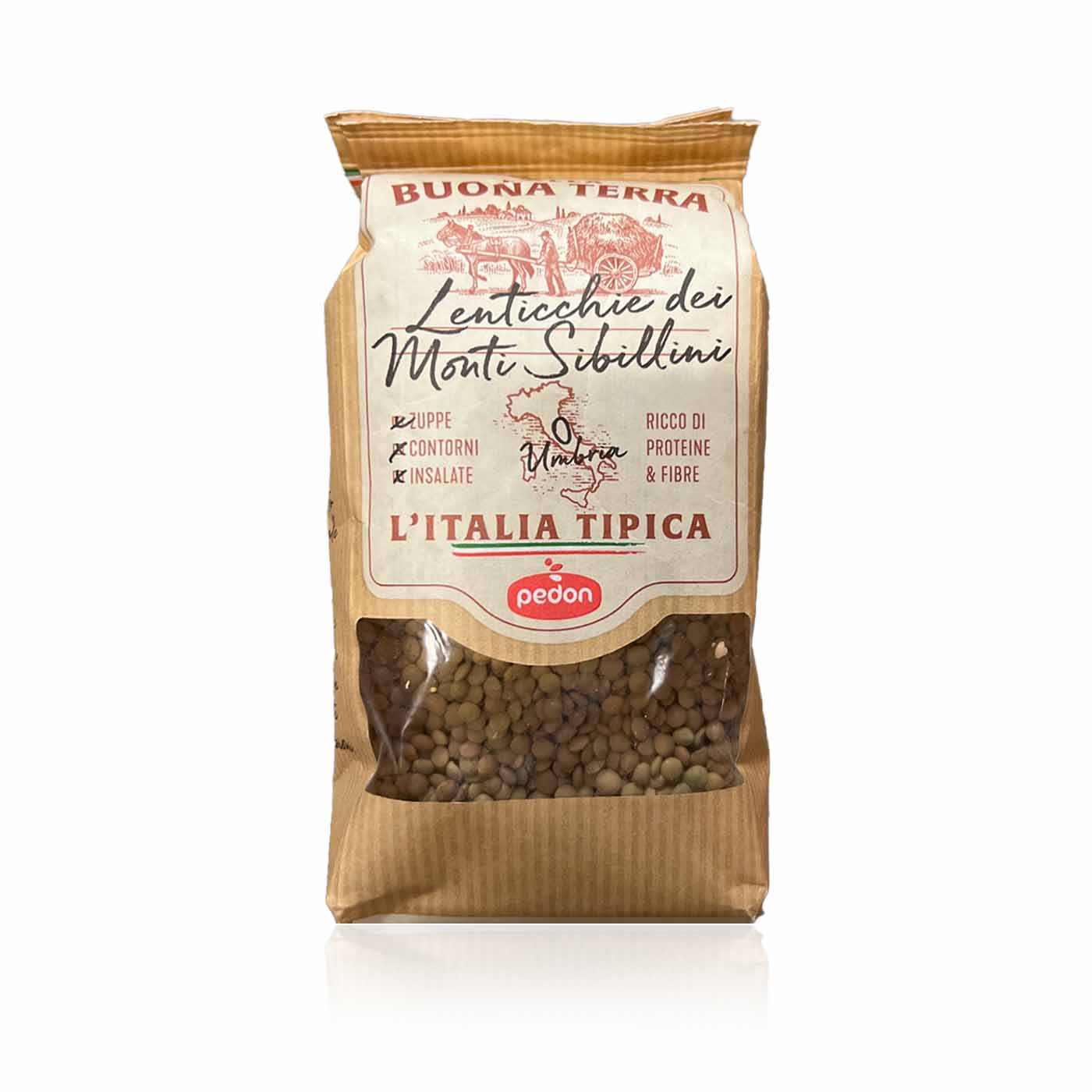 PEDON Lenticchie - Linsen italienischer Herkunft - 0,35kg - italienisch - einkaufen.de