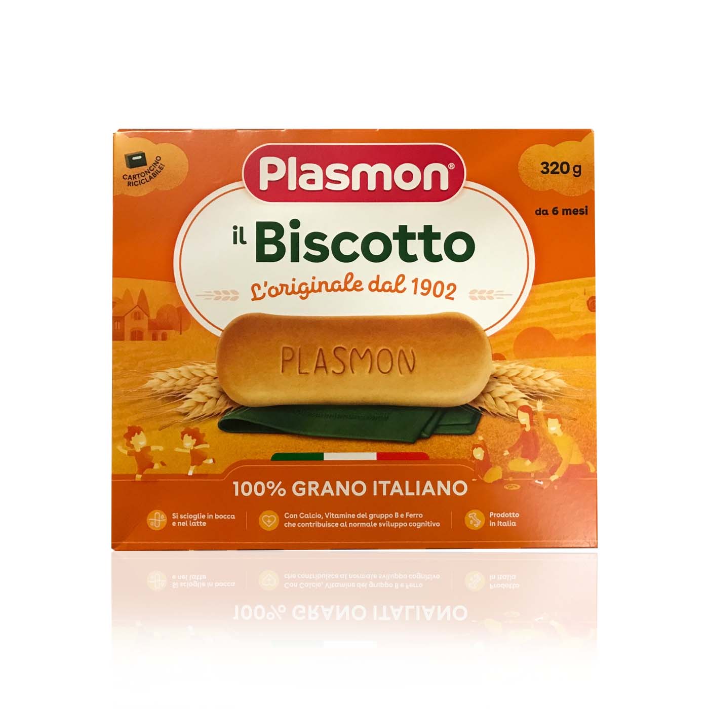 PLASMON Biscotti dei Bambini- Kinderkekse ab 6 Monat- 0,320kg - italienisch-einkaufen.de