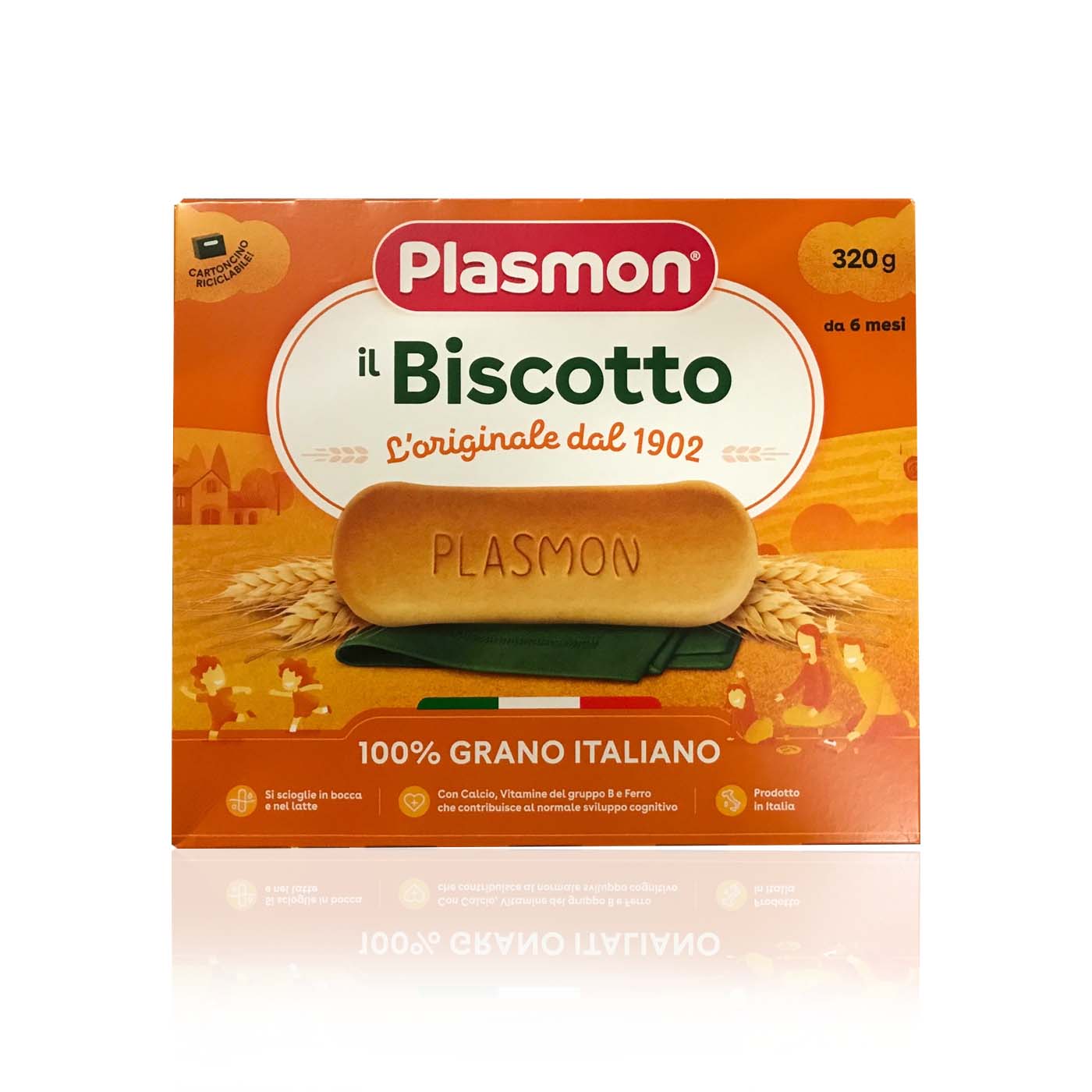 PLASMON Biscotti dei Bambini - Kinderkekse ab 6 Monat - 0,320kg - italienisch - einkaufen.de