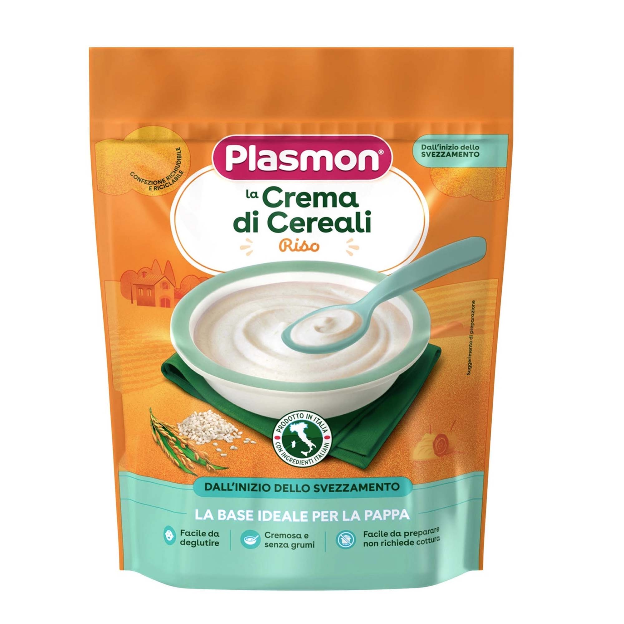 Plasmon Getreidebrei Reis 200g - italienisch - einkaufen.de