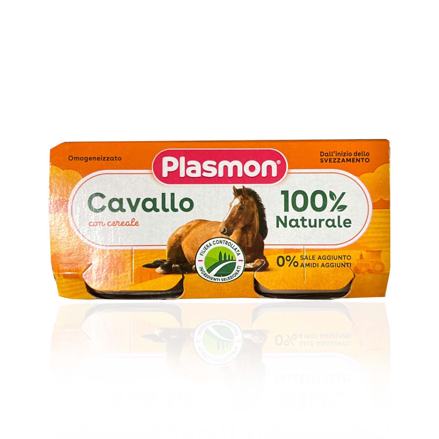 PLASMON Omogeneizzato Cavallo - Püriertes Pferdefleisch ab dem 6. Lebensmonat - 0,160kg - italienisch - einkaufen.de