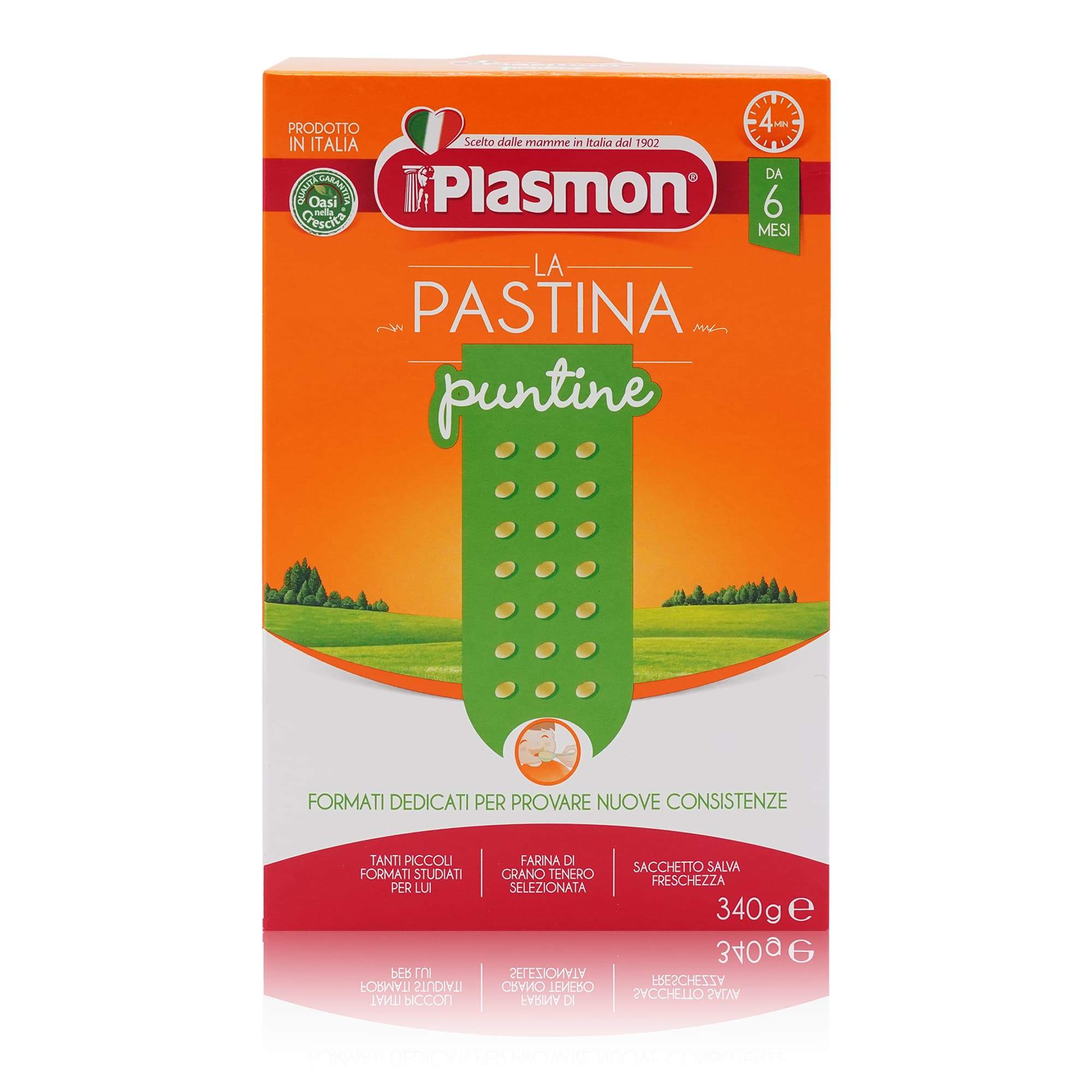 PLASMON Pastina Puntine – Babynudeln Pünktchen - 0,340kg - italienisch-einkaufen.de