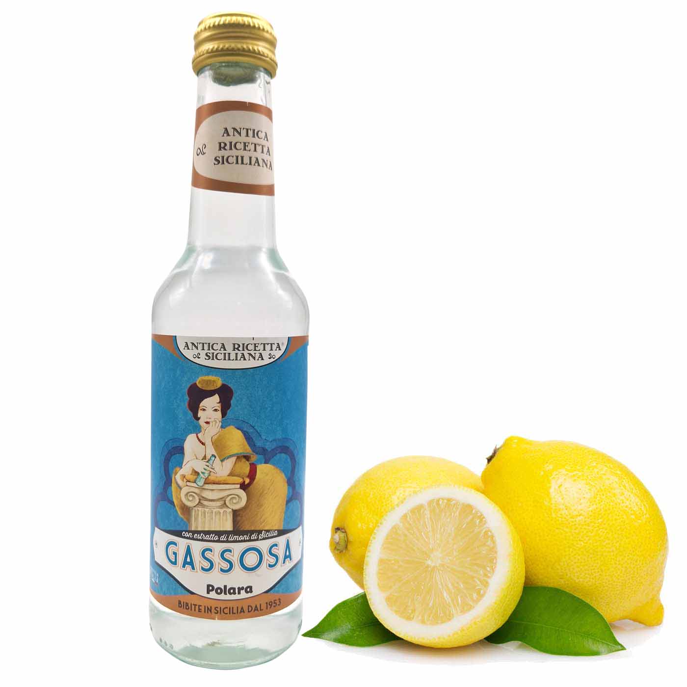 Polara Gassosa di Limoni - Zitronen Sprudelwasser 0,275l - italienisch - einkaufen.de