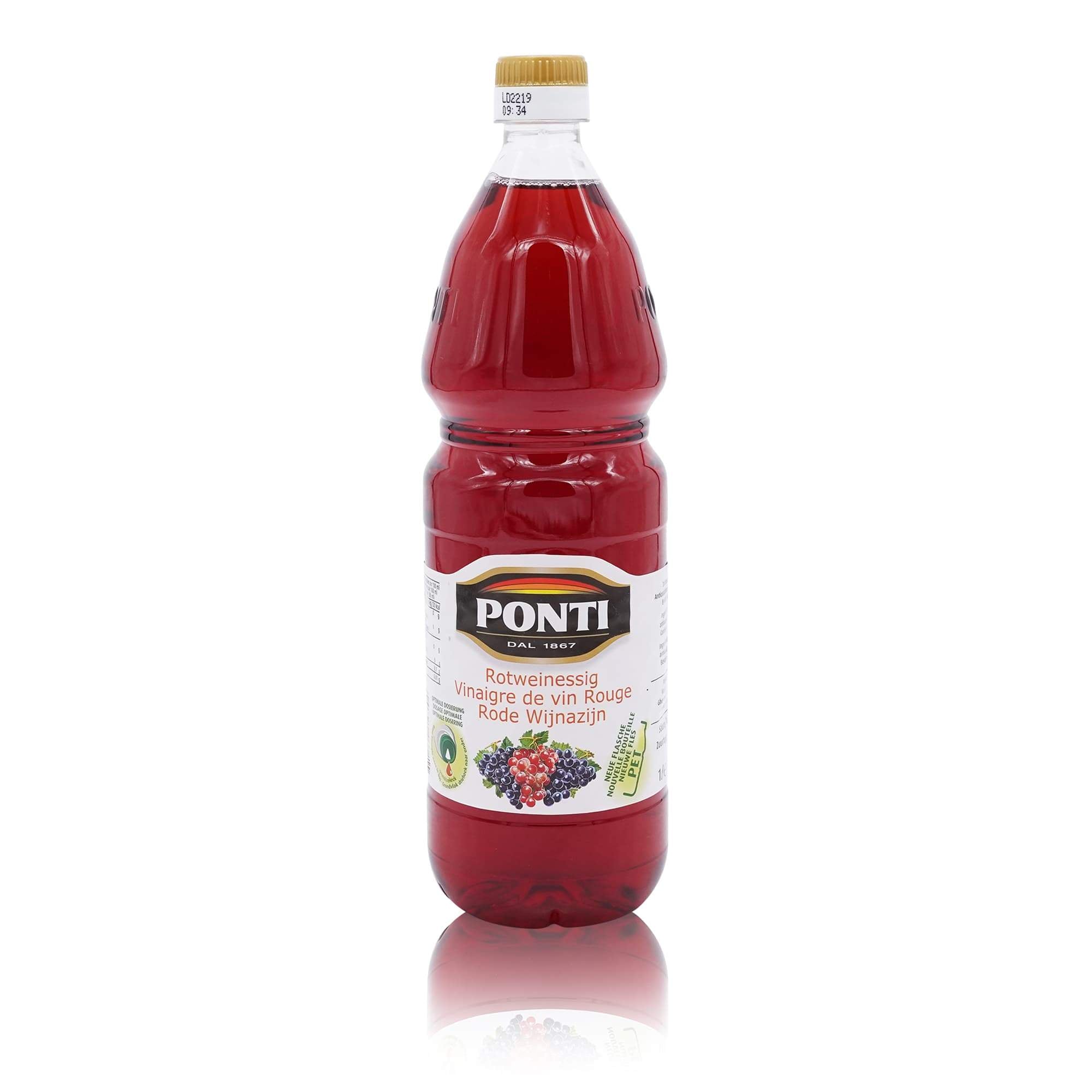 PONTI Aceto di Vino rosso – Rotweinessig - 1l - italienisch - einkaufen.de