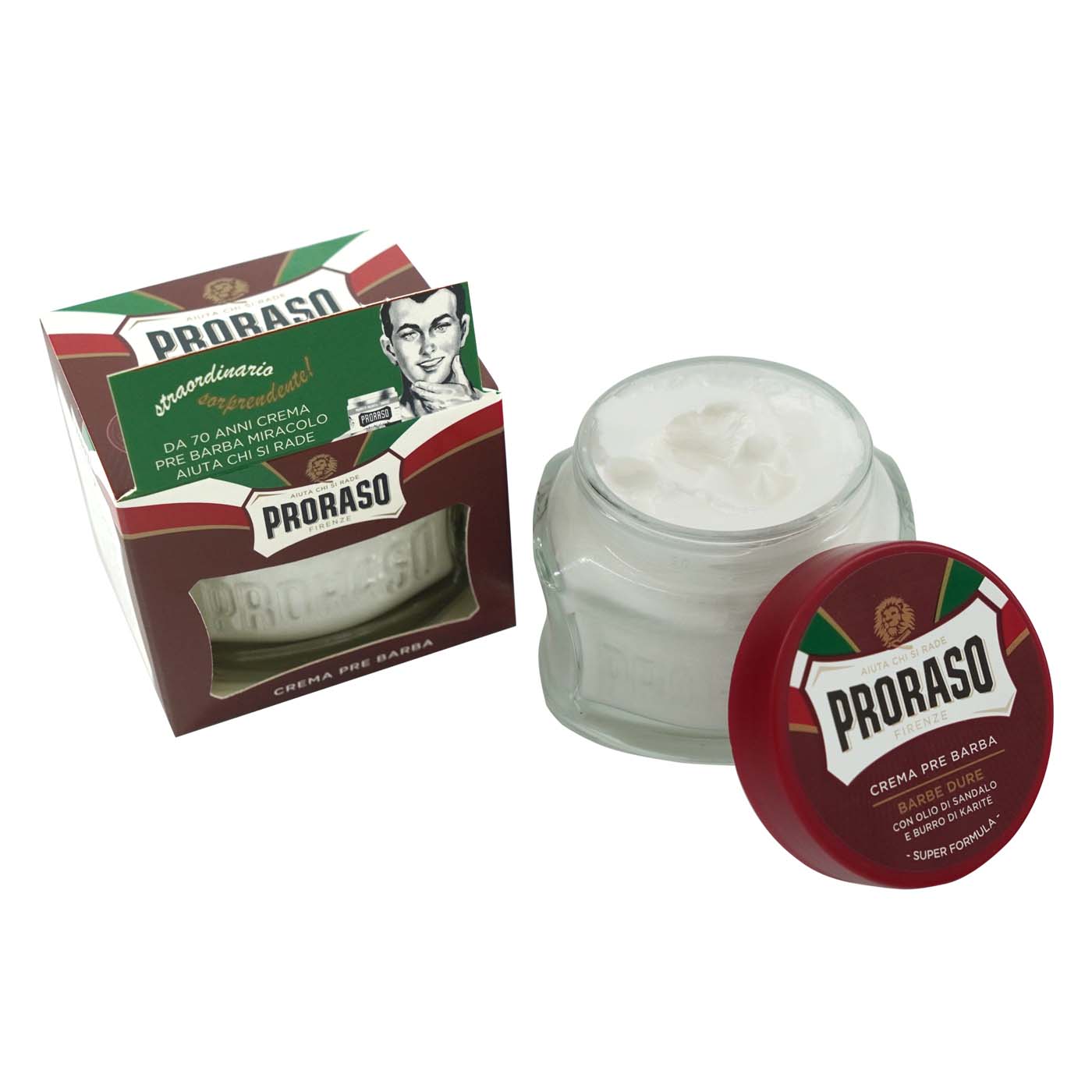 PRORASO Crema pre barba - Rasierschaum - 0,10l - italienisch - einkaufen.de