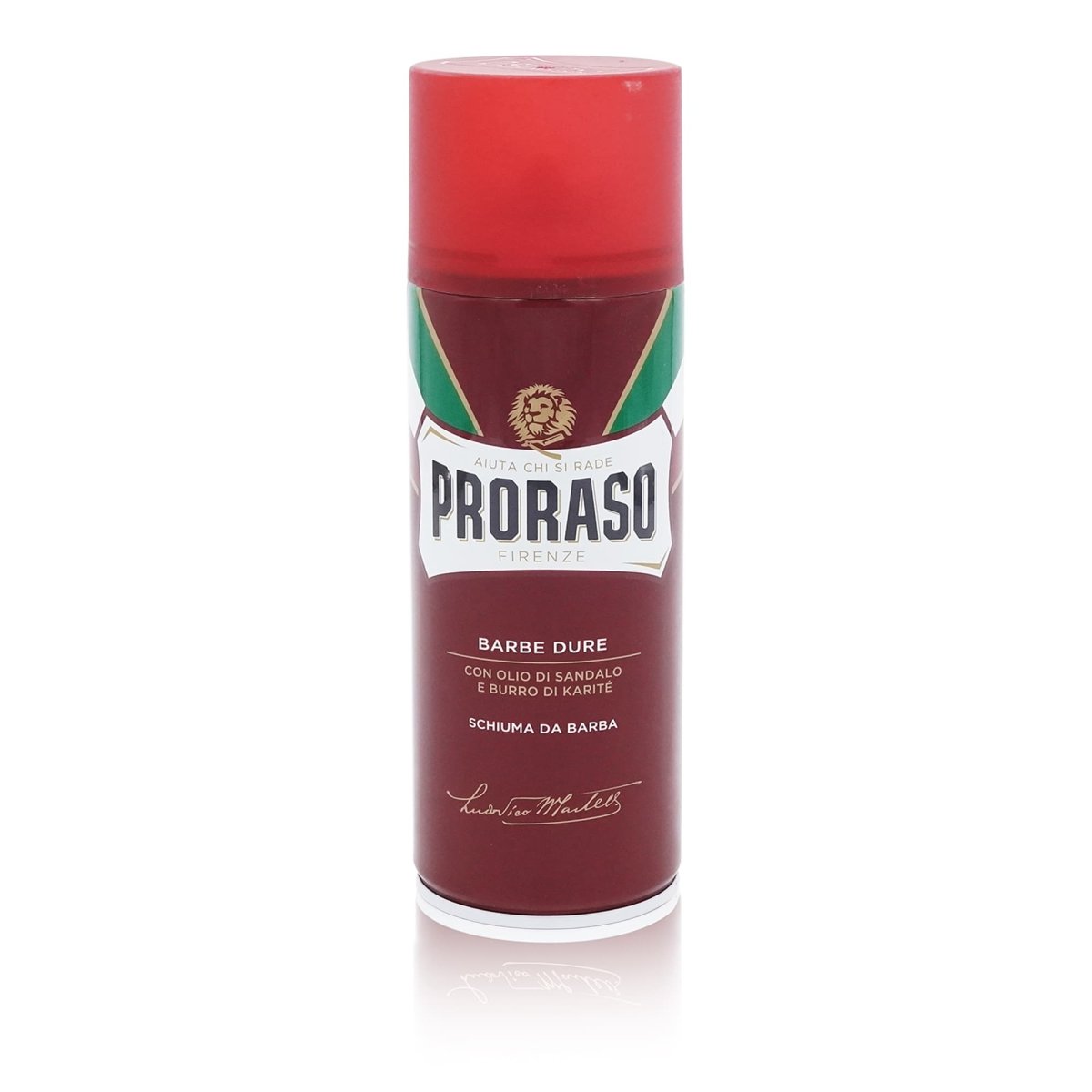 PRORASO Schiuma Barba Barbe dure – Rasierschaum für harte Bartstoppel - 0,400l - italienisch - einkaufen.de