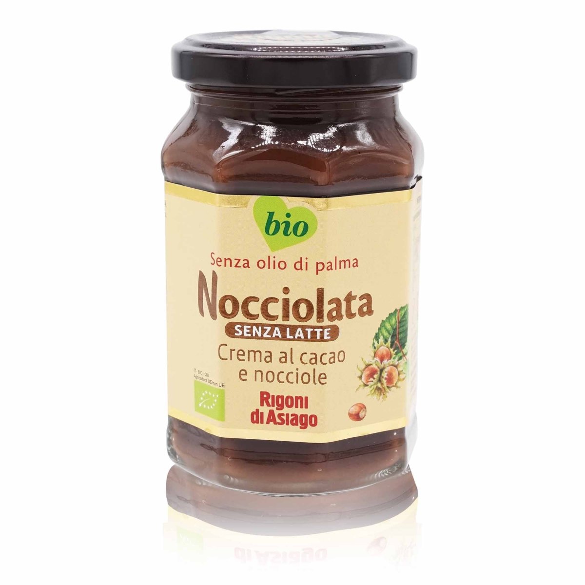 RIGONI Nocciolata BIO crema cacao e nocciole – Haselnusscreme BIO ohne Milch - 0,250kg - italienisch - einkaufen.de