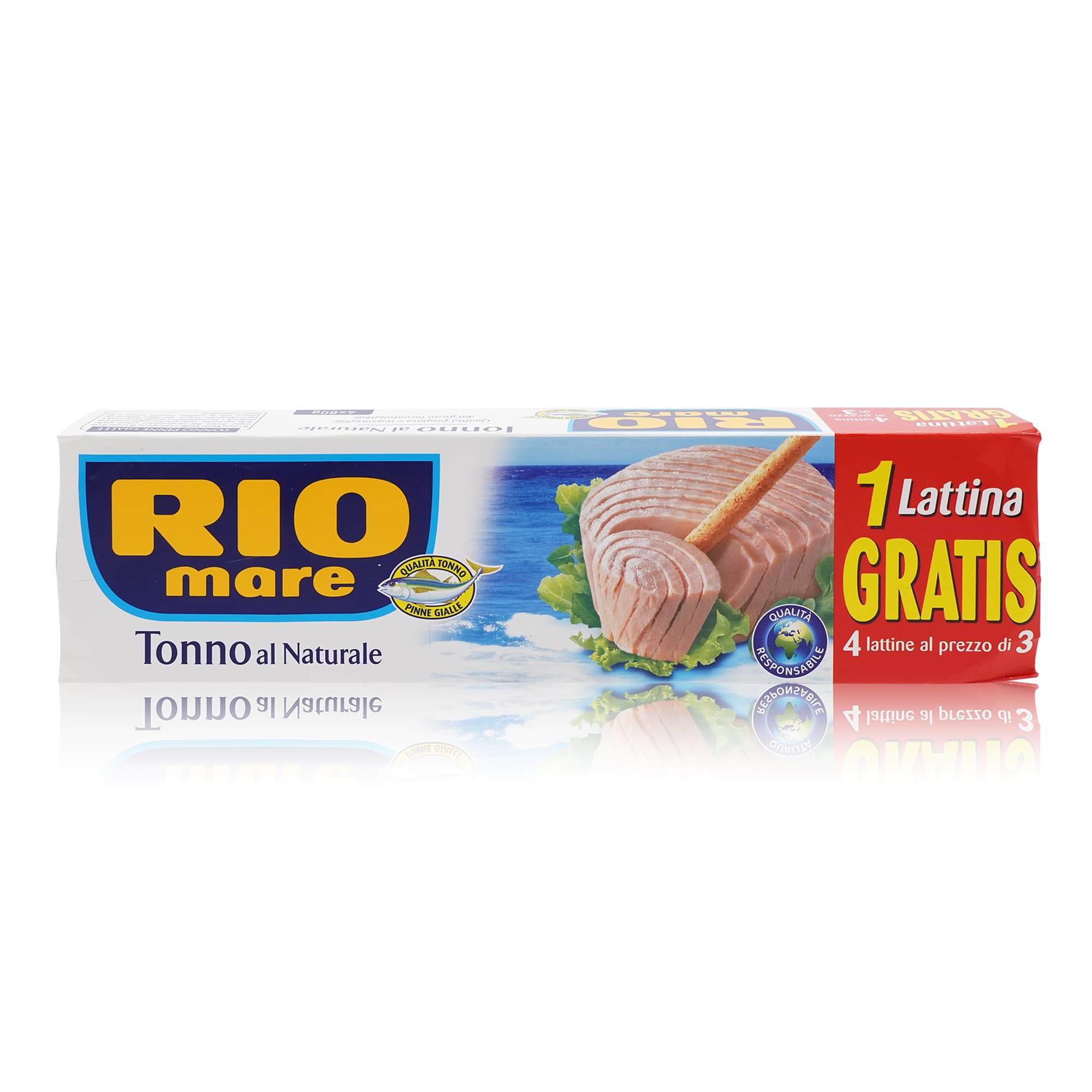 RIO MARE Tonno al Naturale – Thunfisch Natur - 0,168kg - italienisch - einkaufen.de