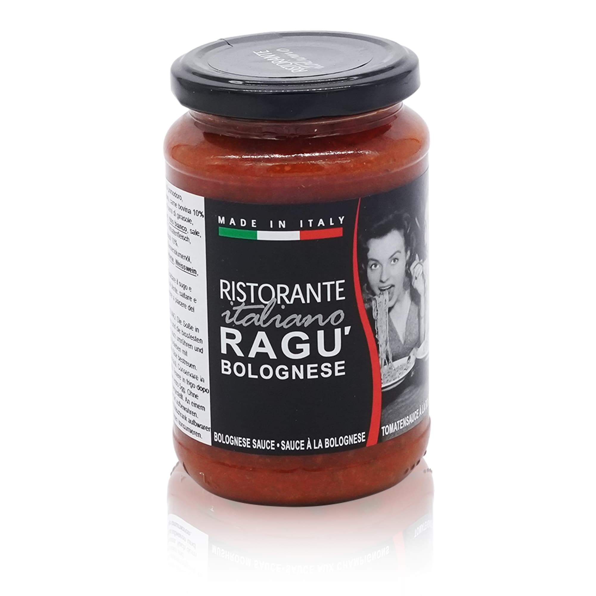 RISTORANTE ITALIANO Ragù Bolognese – Bolognesesauce - 0,34kg - italienisch-einkaufen.de