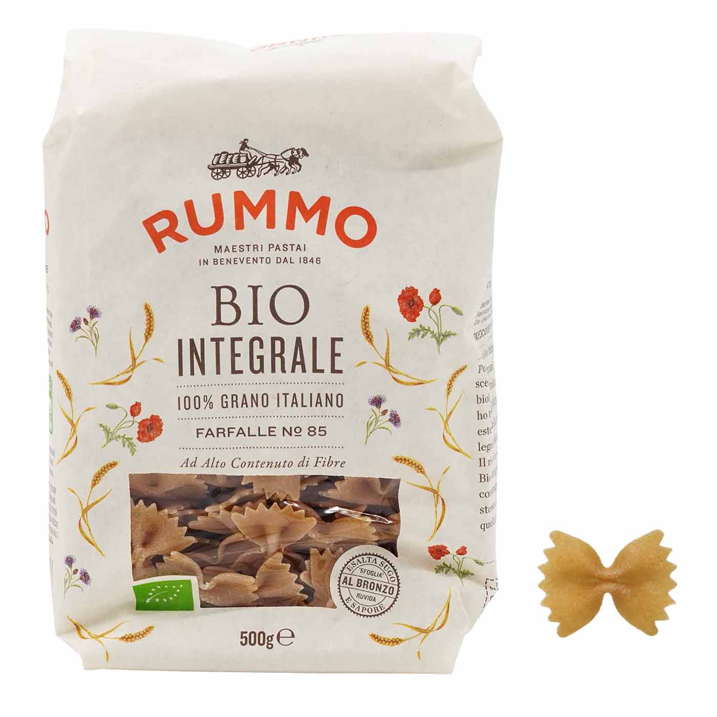 Rummo BIO Integrale Farfalle N° 85 500g - italienisch - einkaufen.de