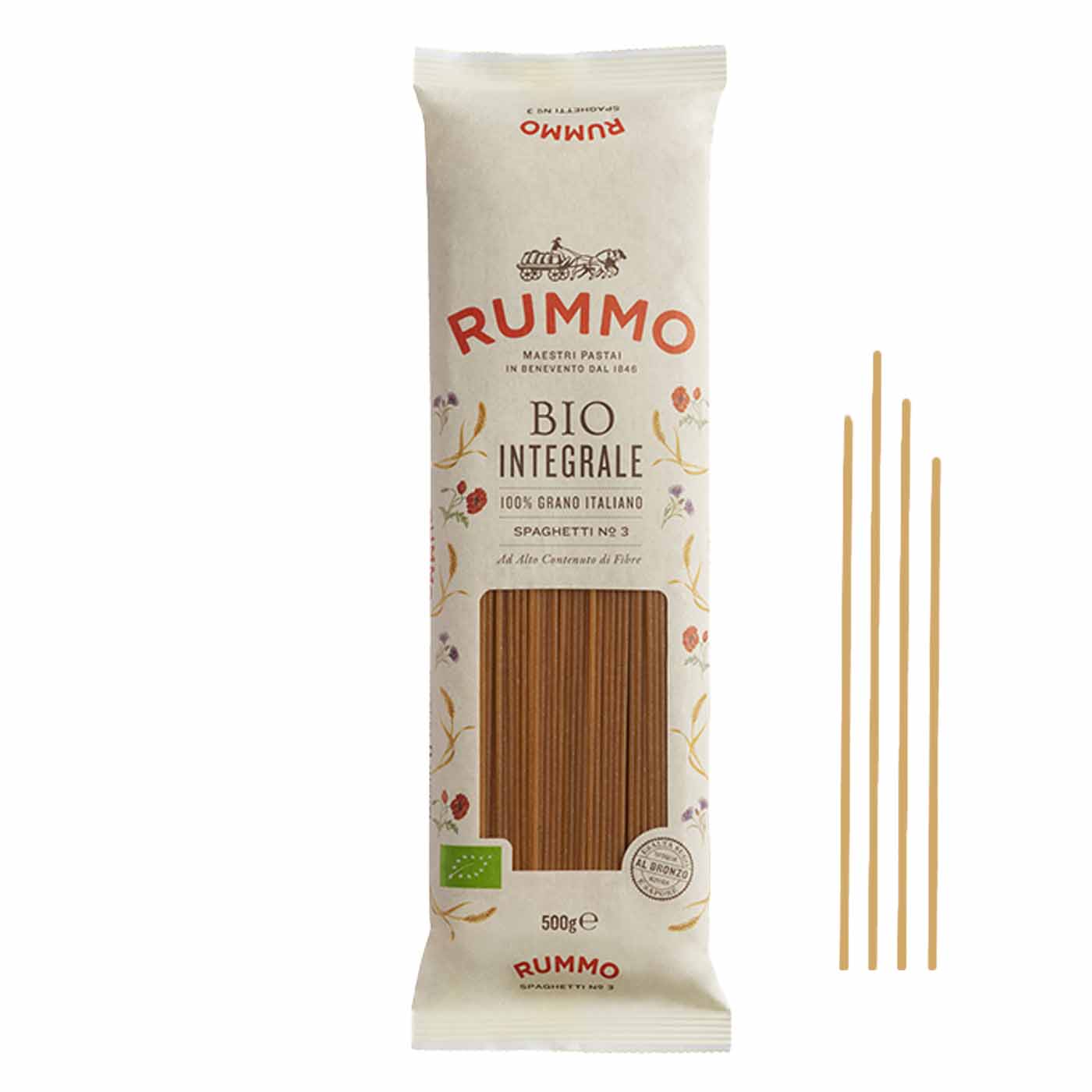 Rummo BIO Integrale Spaghetti N° 3 500g - italienisch - einkaufen.de