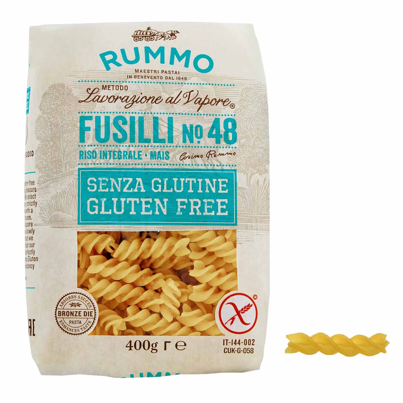 Rummo Fusilli N° 48 senza glutine 400g - italienisch - einkaufen.de