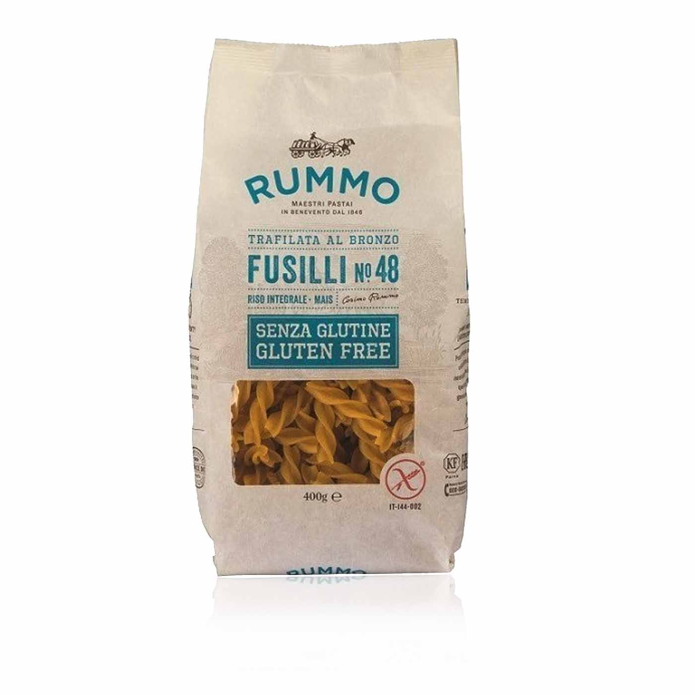 RUMMO - Fusilli No. 48 senza glutine - glutenfrei - 400g - italienisch-einkaufen.de