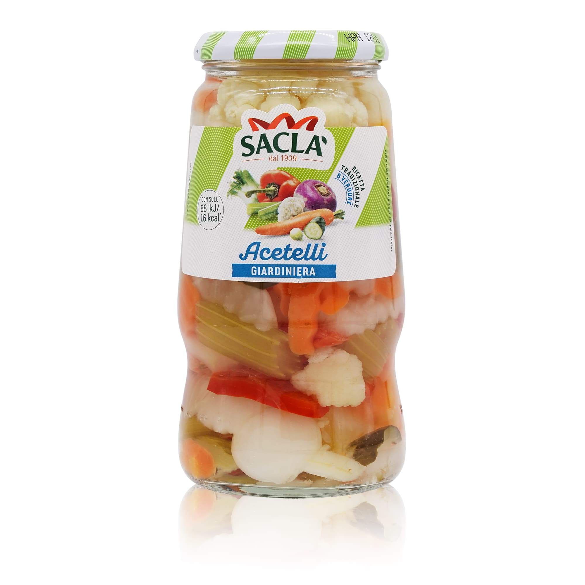 SACLÀ Giardiniera Acetelli – Gemüsemischung in Essig - 0,56kg - italienisch - einkaufen.de