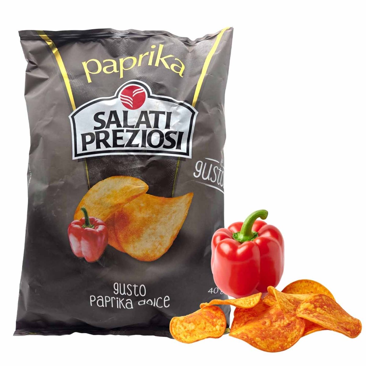Salati Preziosi Patatine Paprika Dolce 40 g - italienisch - einkaufen.de