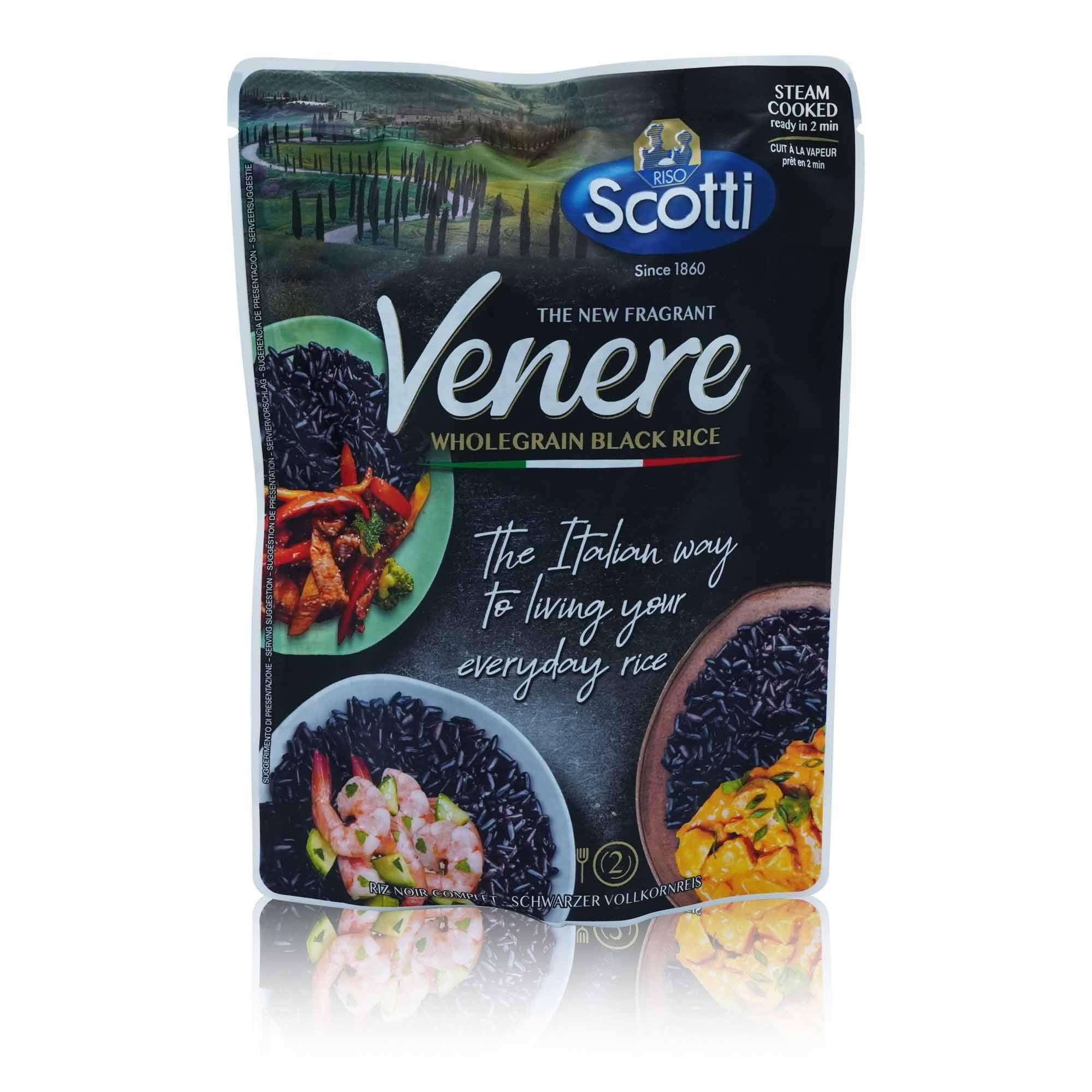 SCOTTI Riso Nero Venere Poke Integrale – Schwarzer Vollkornreis Venere - 0,230kg - italienisch - einkaufen.de