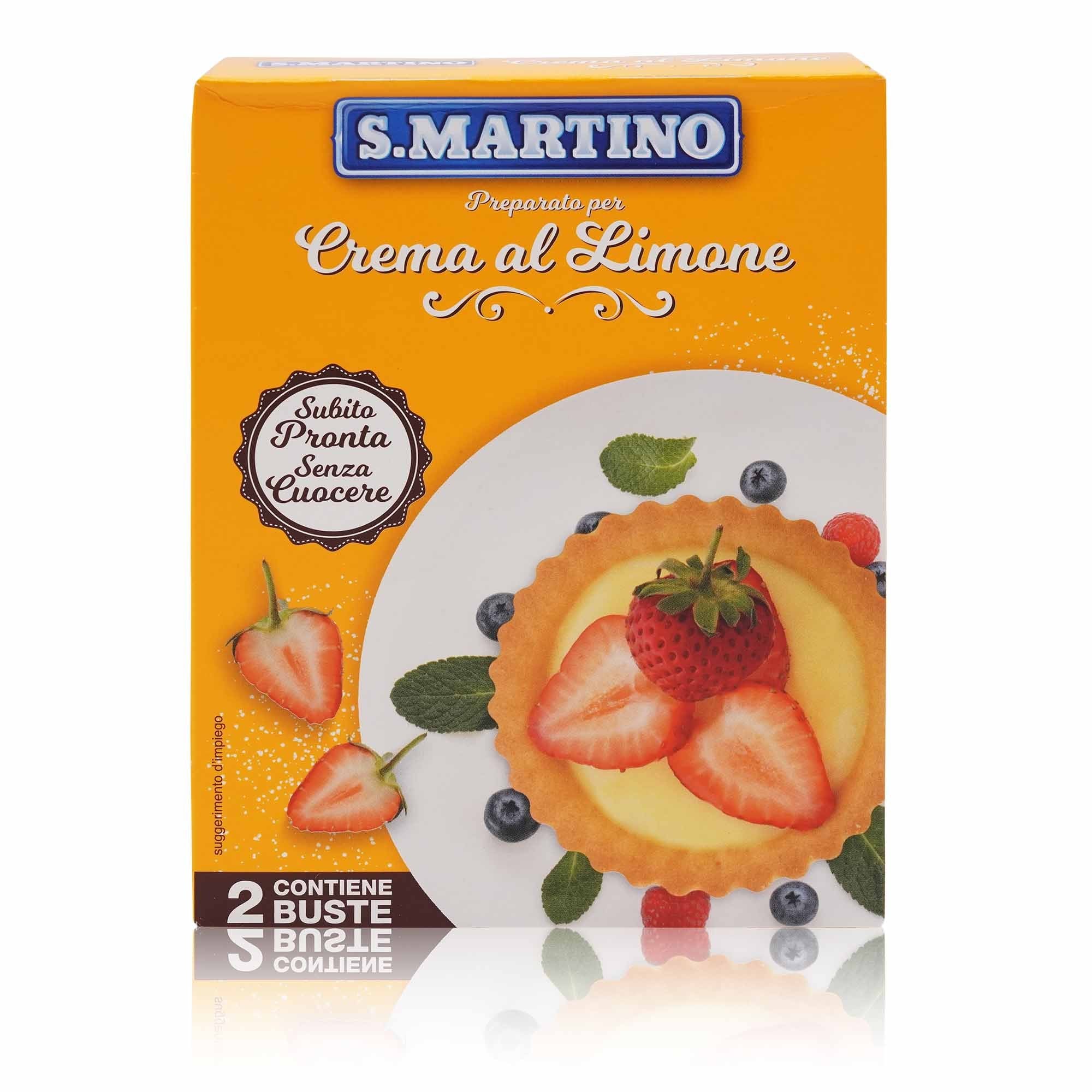 S.MARTINO Preparato Crema al Limone – Backmischung Zitronencreme - 0,140kg - italienisch-einkaufen.de