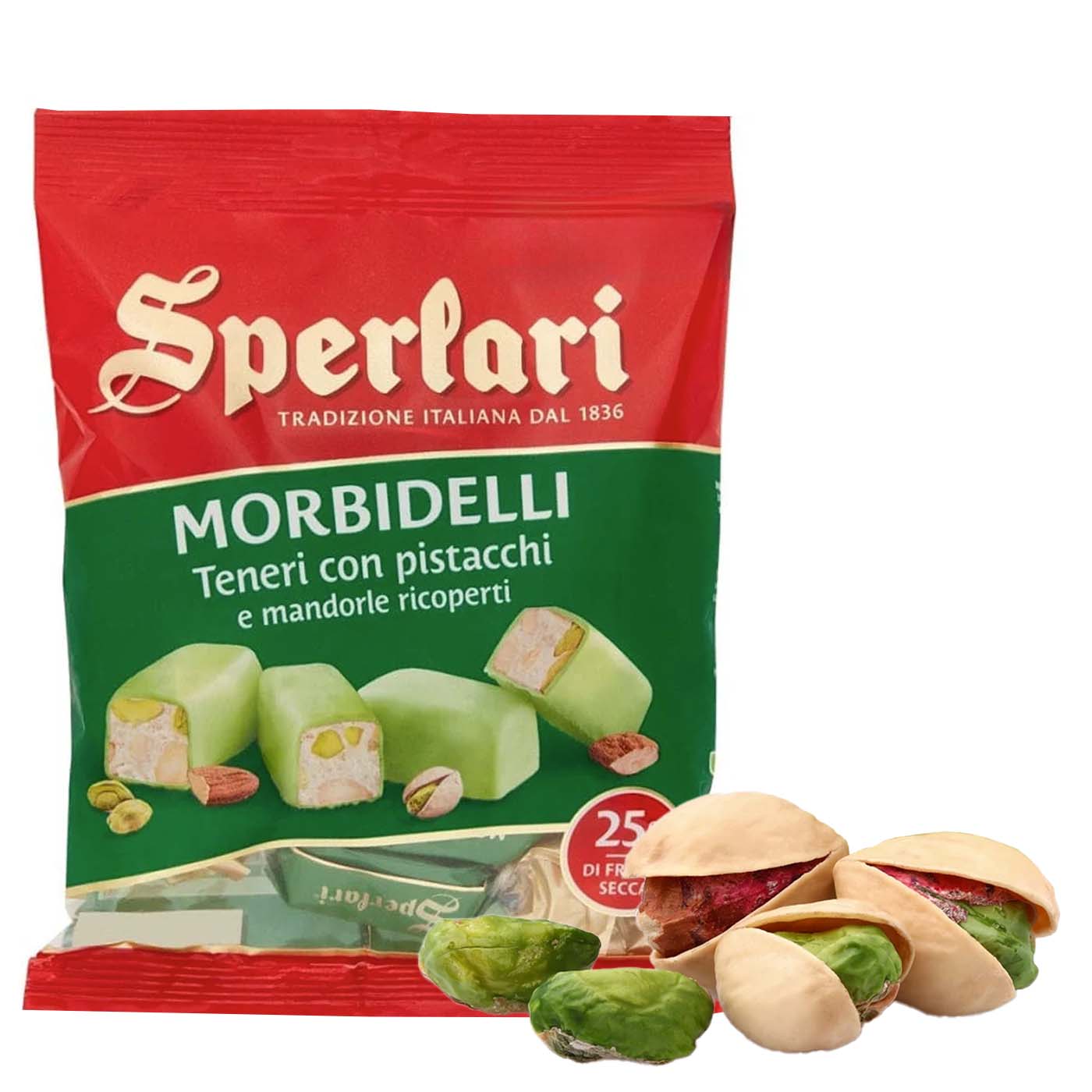 Sperlari Morbidelli Teneri Pistacchio und Recontrol Mandorts 117g - italienisch - einkaufen.de