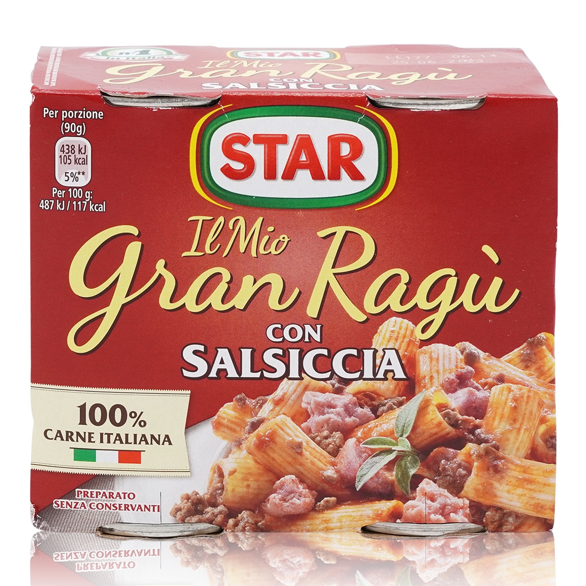 STAR Gran Ragù con salsiccia – Ragù (Bolognesesauce) - 0,360kg - italienisch - einkaufen.de