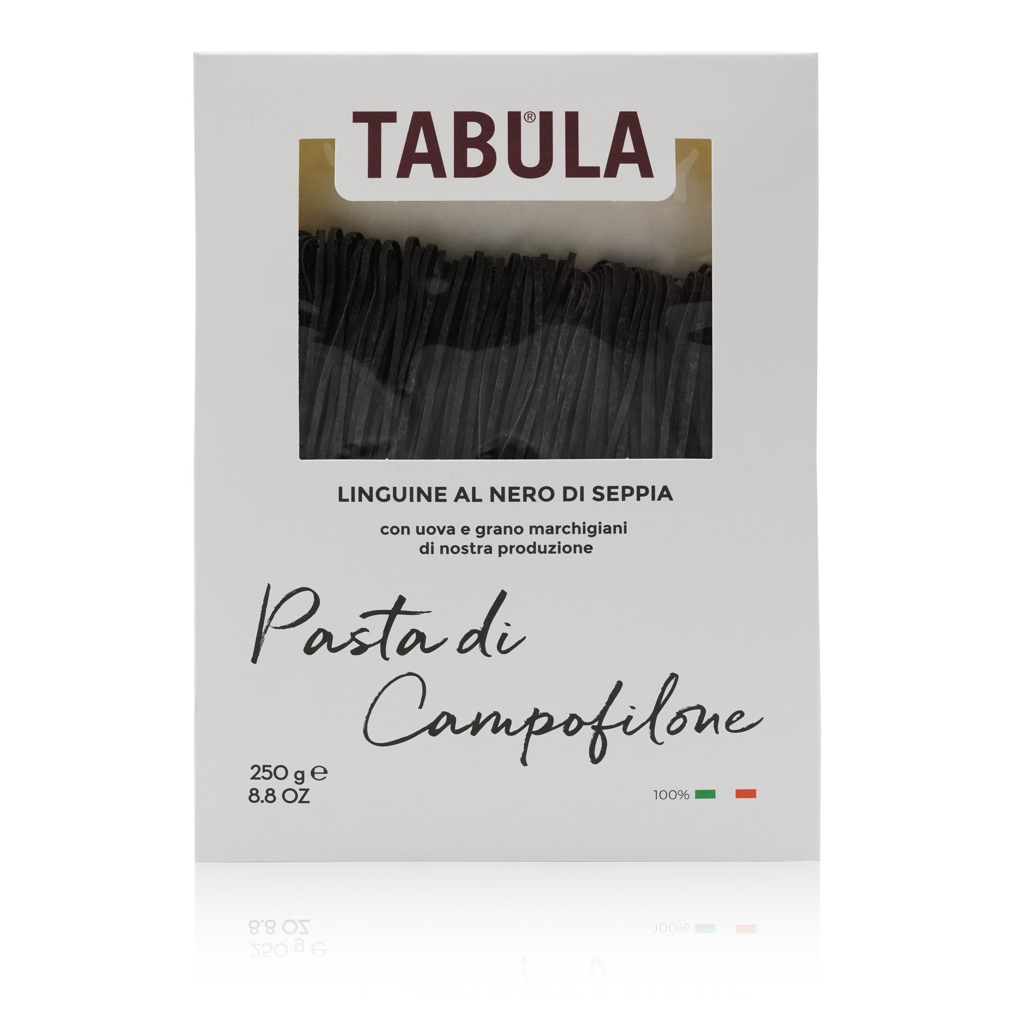 TABULA Linguine al nero di seppia – Linguine mit Tintenfisch - 0,250kg - italienisch-einkaufen.de
