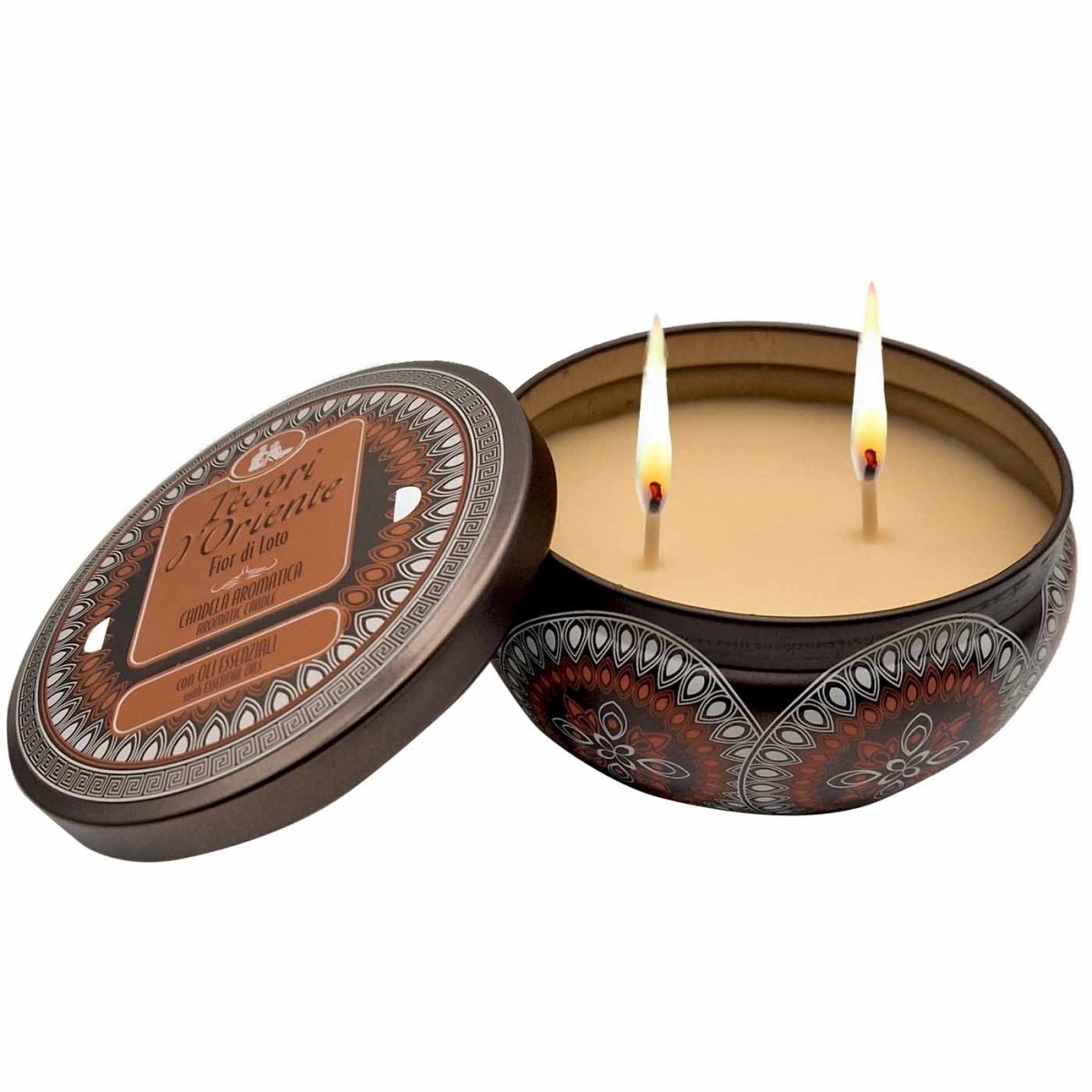 Tesori d'Oriente Candela Aromatica Fior di Loto 200g - italienisch - einkaufen.de