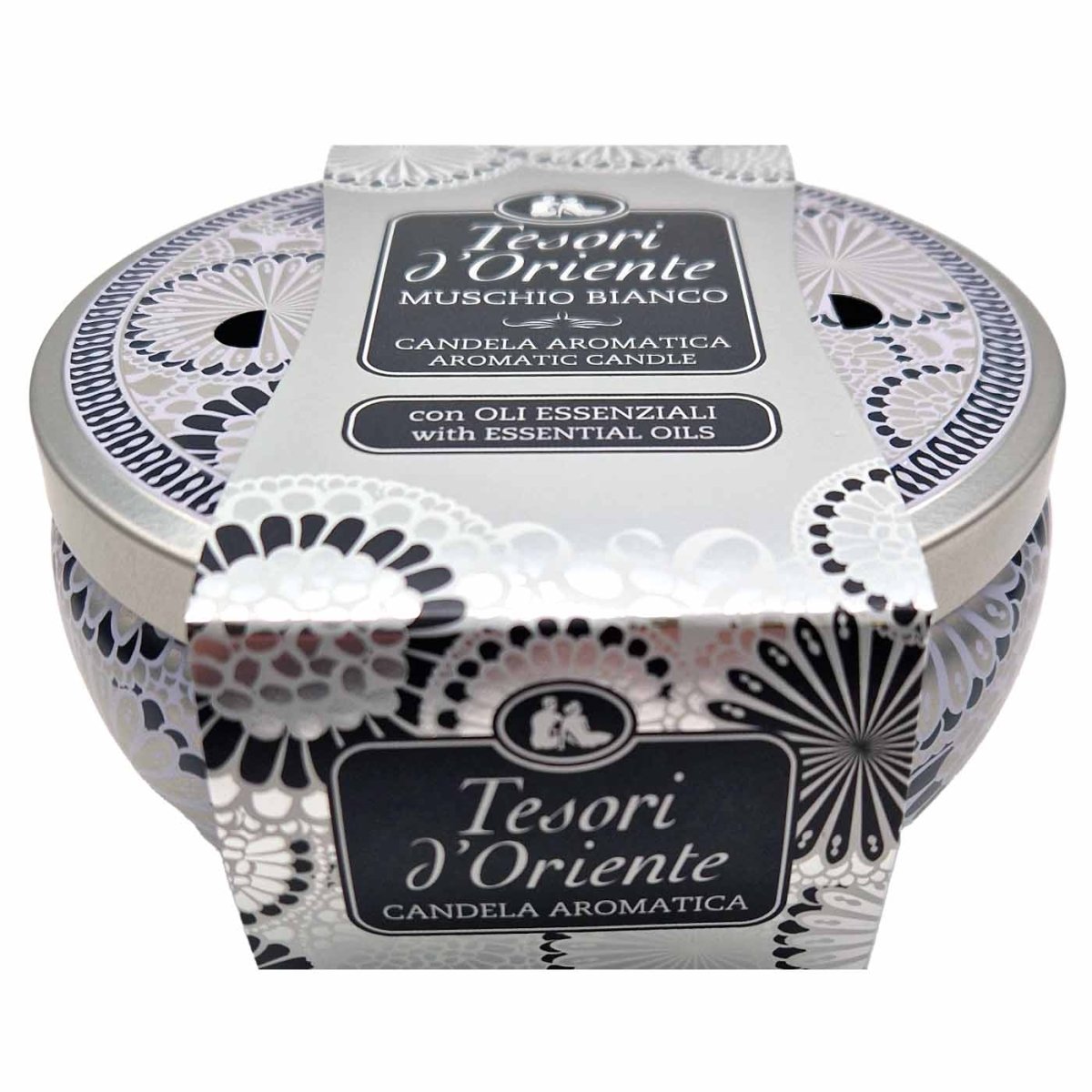 Tesori d'Oriente Muschio Bianco Candela profumata 200g - italienisch - einkaufen.de