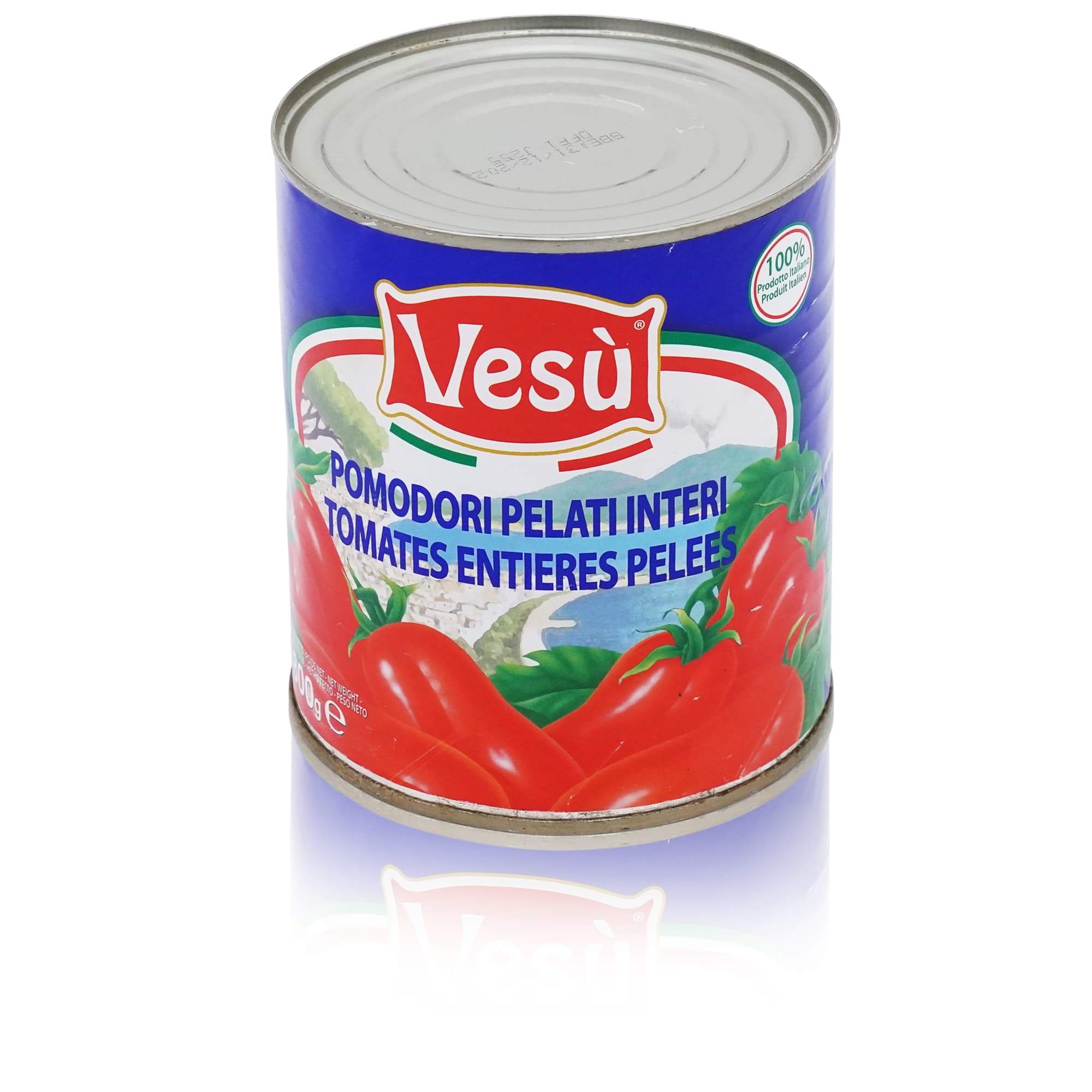 VESÙ Pomodori Pelati – Geschälte Tomaten - 0,8kg - italienisch-einkaufen.de