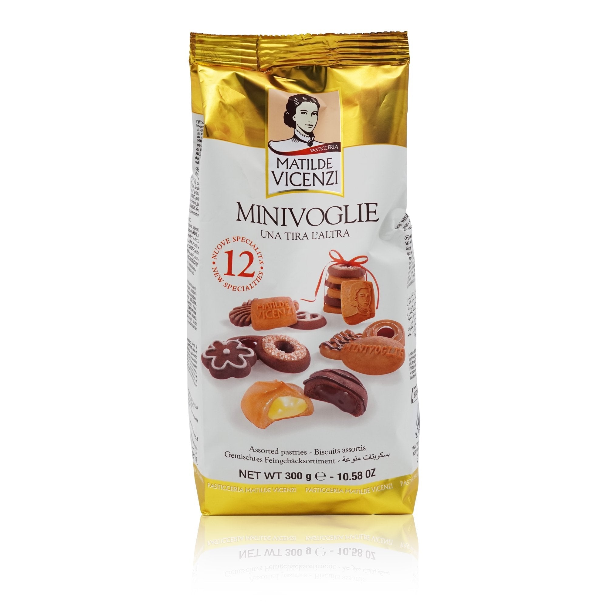 VICENZI Biscotti misti Minivoglie – Feingebäck gemischt Minivoglie - 0,250kg - italienisch - einkaufen.de