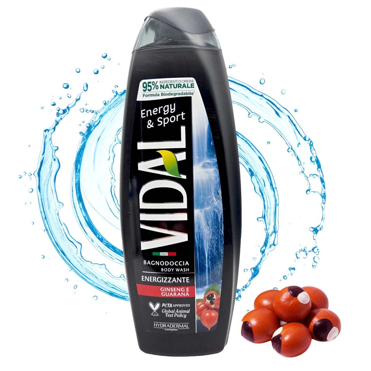 Vidal Bagnodoccia Energy & Sport Energizzante Ginseng e Guaranà 500 ml - italienisch - einkaufen.de