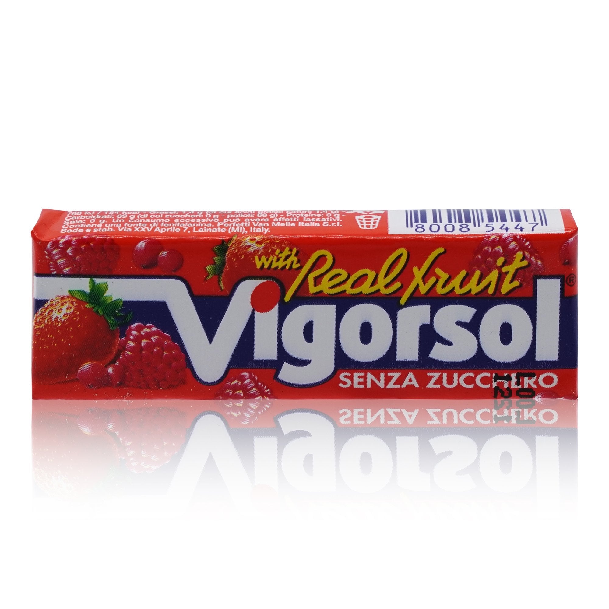 VIGORSOL Gomme Real Fruit – Kaugummi Real Fruit - 0,013kg - italienisch - einkaufen.de