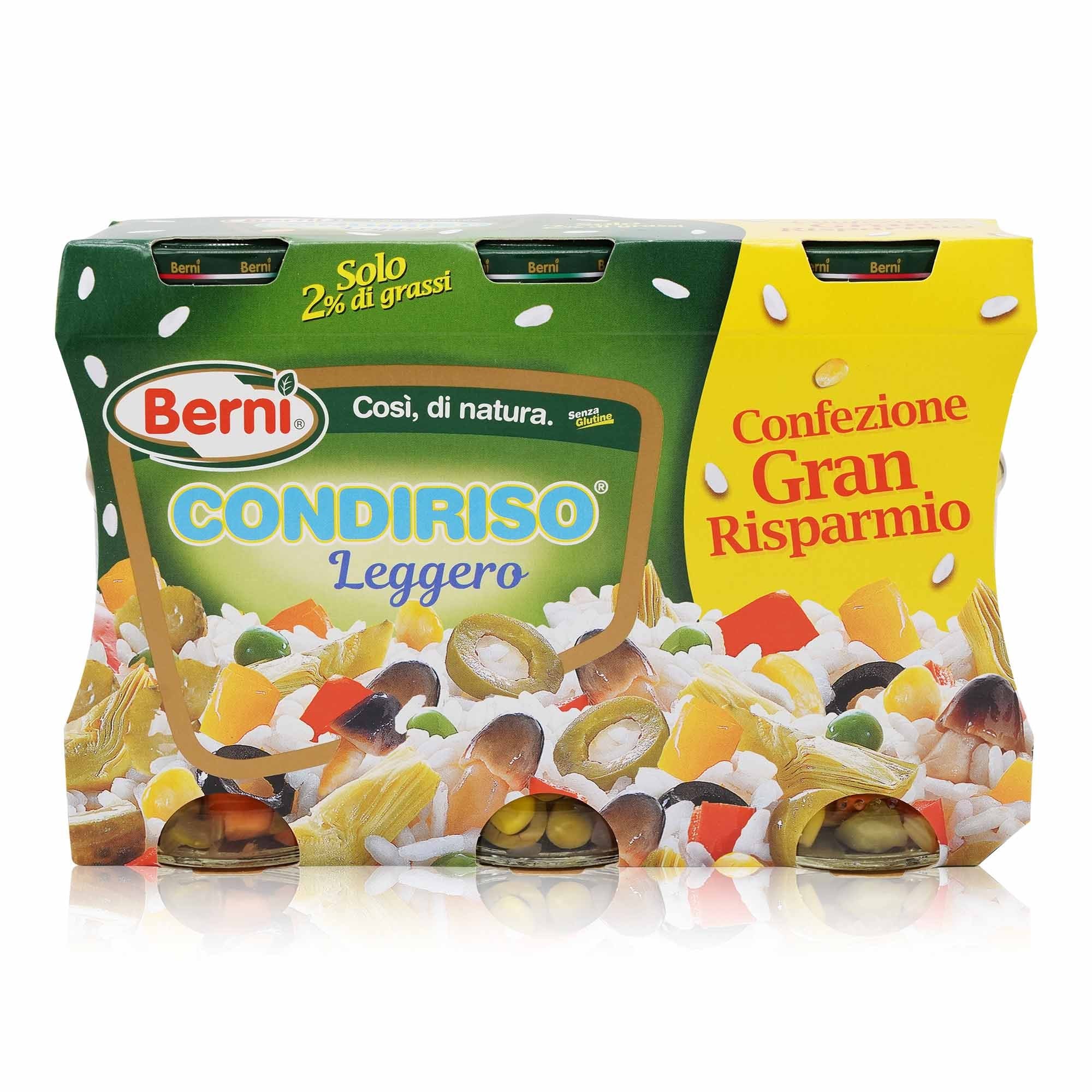 BERNI Condiriso leggero – Gemüsemix leicht für Reis - 0,9kg - italienisch-einkaufen.de