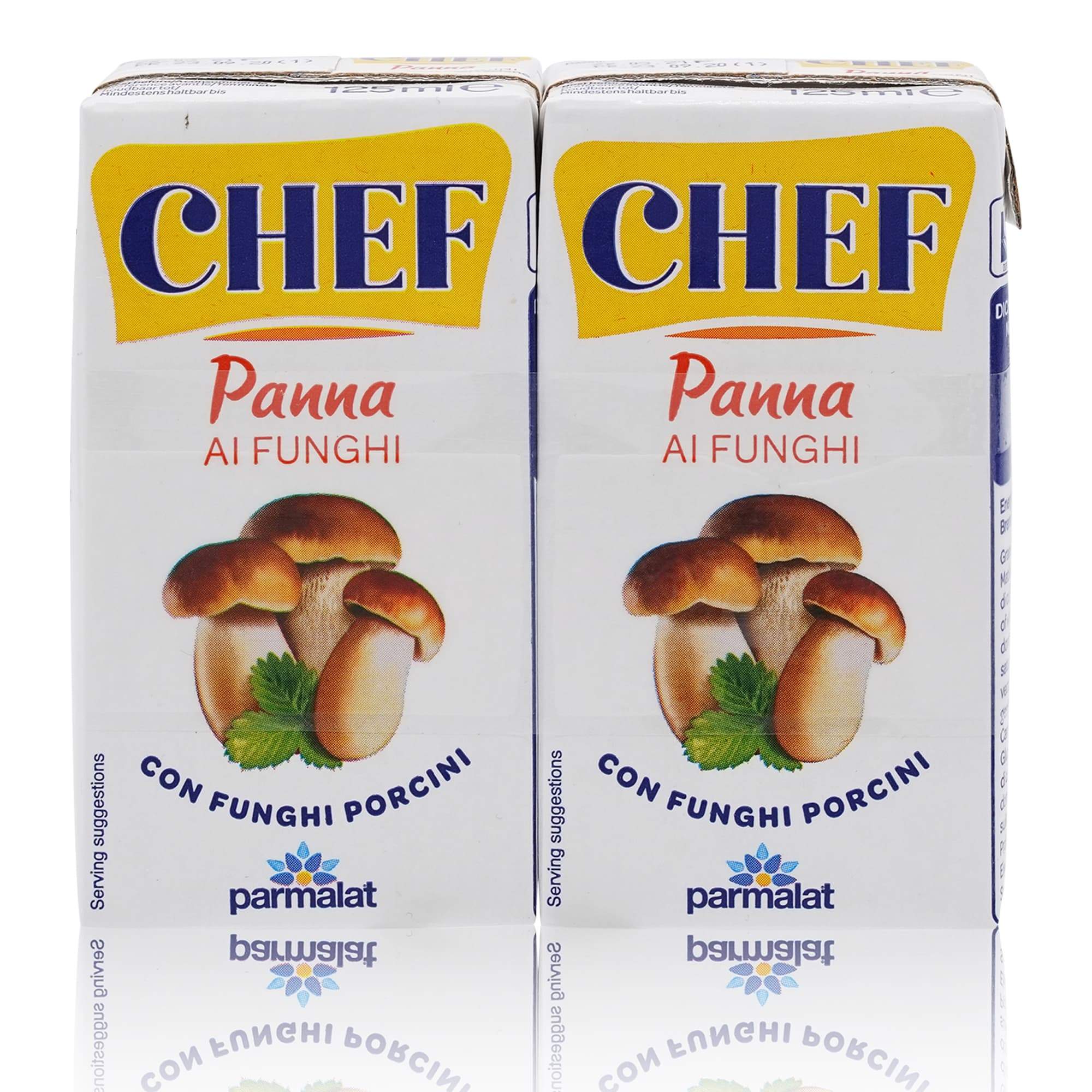 CHEF Panna ai Funghi porcini – Sahnesosse mit Steinpilzen - 0,250l - italienisch-einkaufen.de