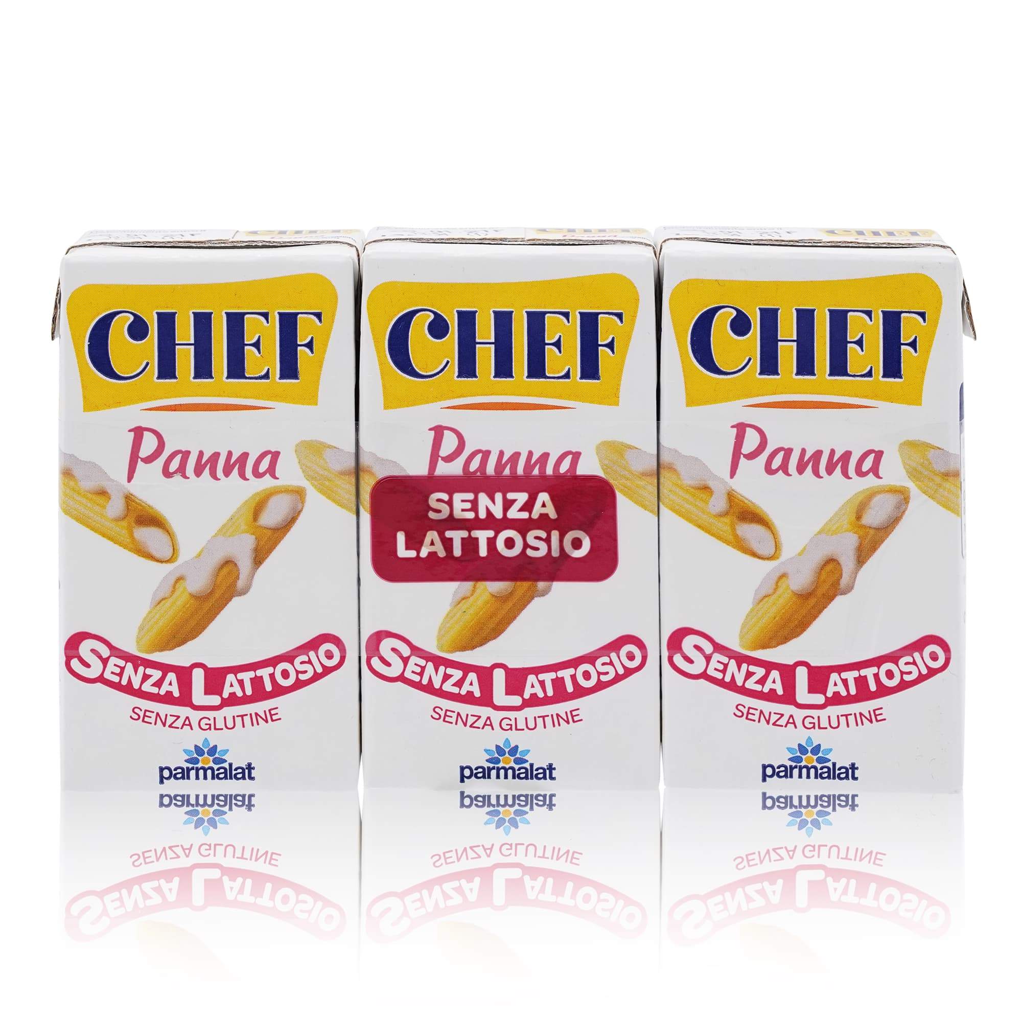 CHEF Panna senza lattosio – Sahne Laktosefrei - 0,375l - italienisch-einkaufen.de
