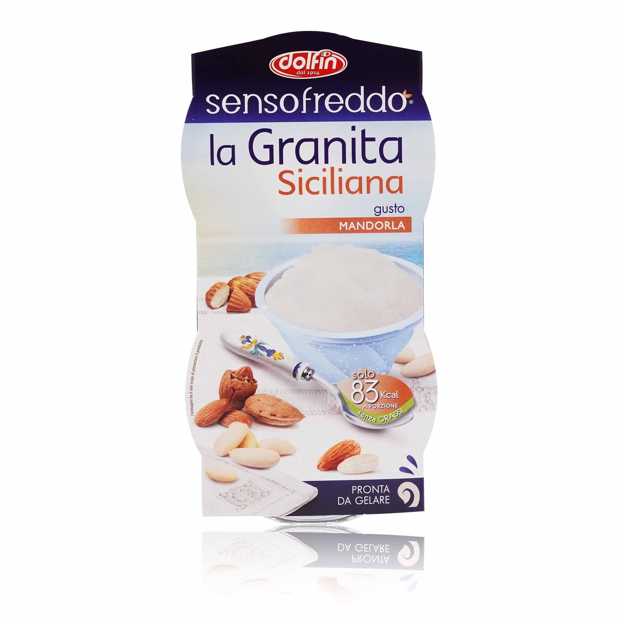 DOLFIN Granita gusto mandorla – Sorbet mit Mandelgeschmack - 0,200l - italienisch-einkaufen.de