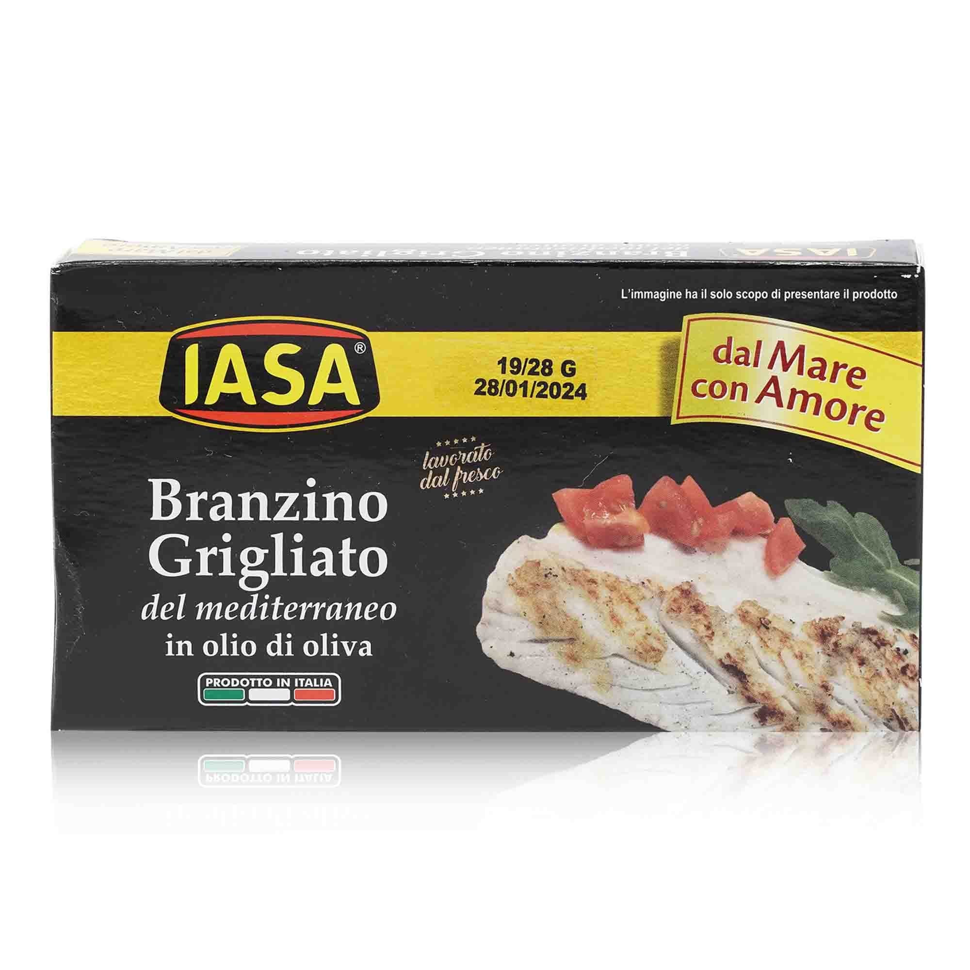 IASA Branzino Grigliato in olio d'Oliva – Seebarsch gegrillt in Olivenöl - 0,145kg