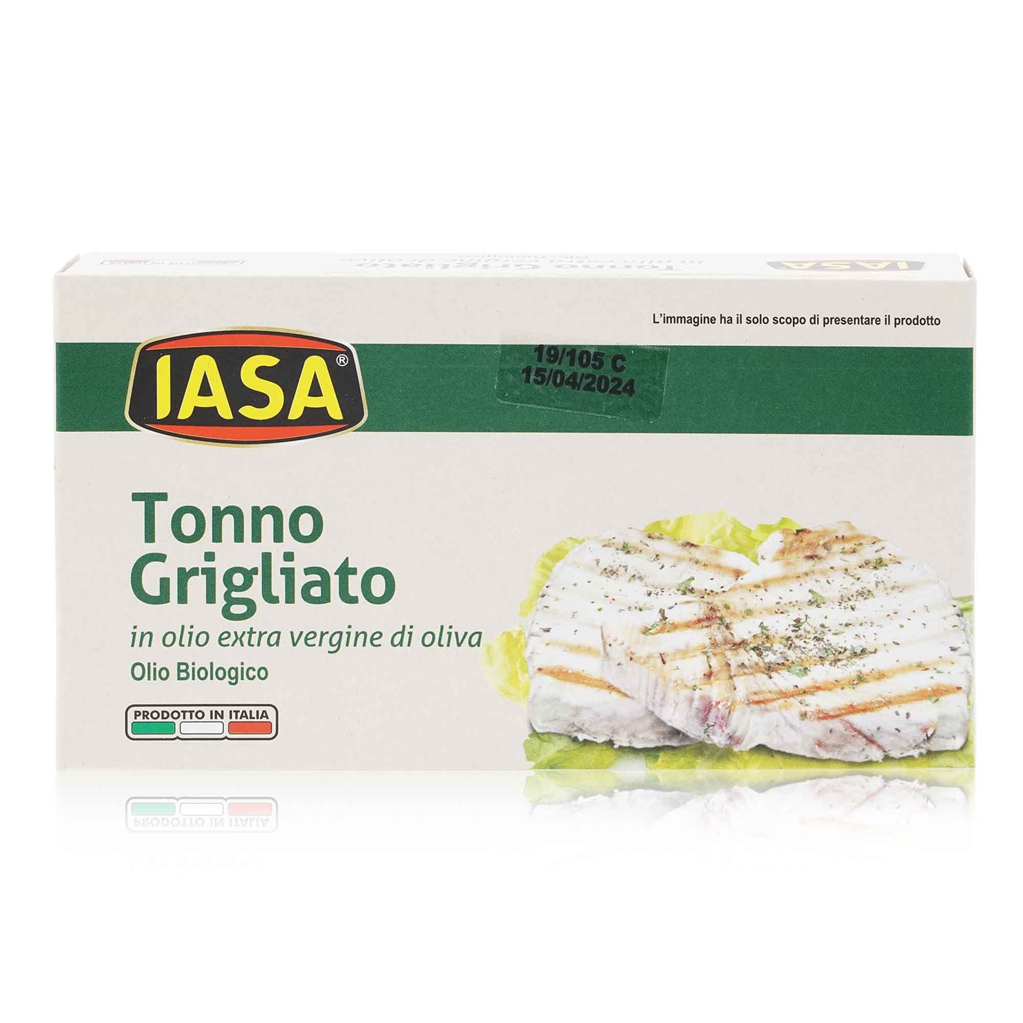 IASA Tonno grigliato in olio extra vergine – Thunfisch gegrillt in nat.Olivenöl extra - 0,170kg