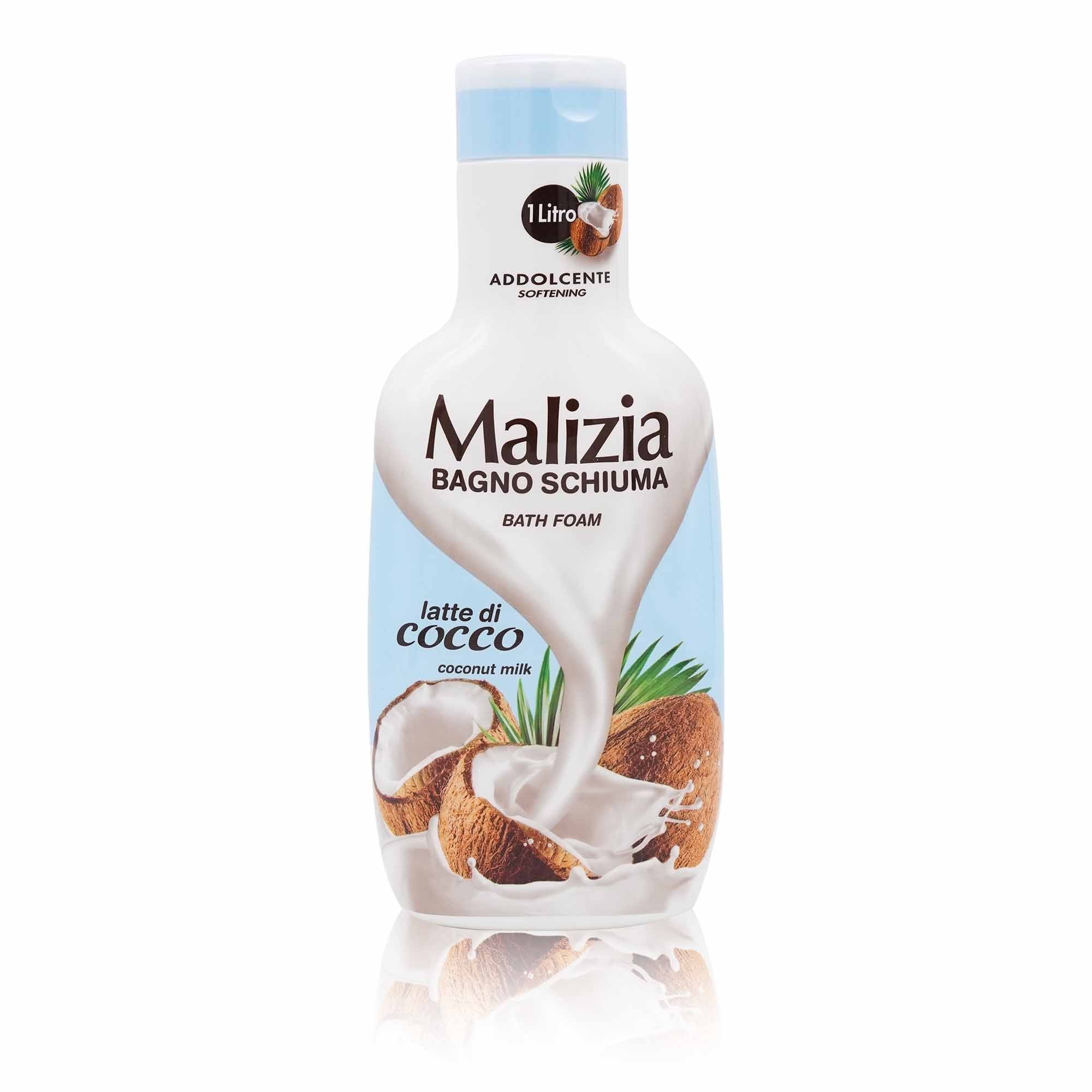 MALIZIA Bagno Schiuma Cocco – Schaumbad Kokos - 1l - italienisch-einkaufen.de