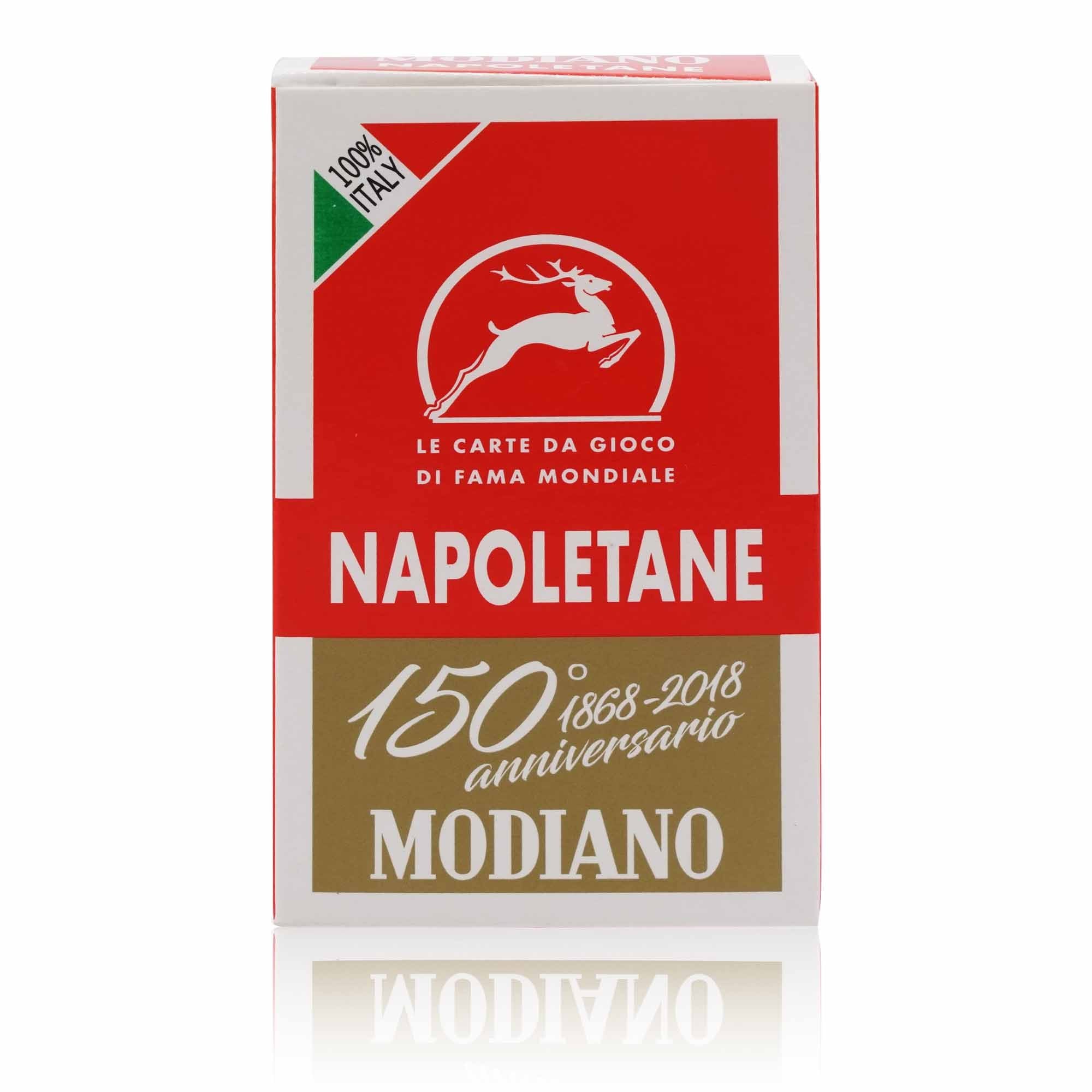 MODIANO Carte Napoletane rosse – Spielkarten neapoletanisch - 0,076kg - italienisch-einkaufen.de