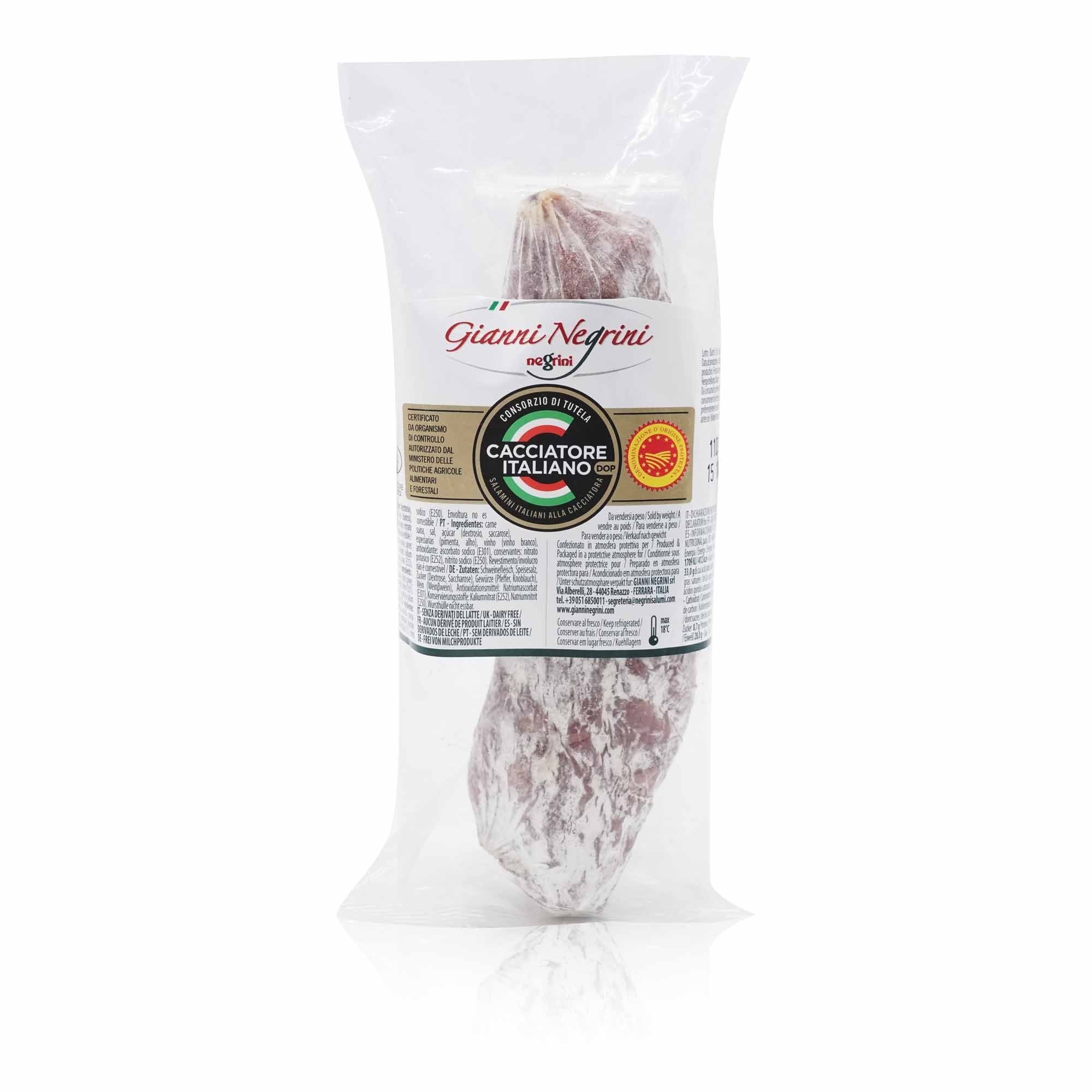 NEGRINI Cacciatore salame – Salami Cacciatore - 0,200kg
