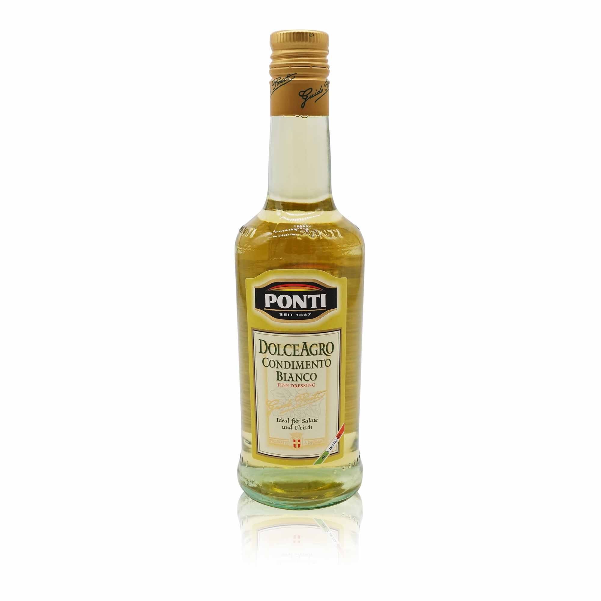 PONTI Condimento Balsamico bianco – Weinessig mit Traubenmost - 0,5l - italienisch-einkaufen.de